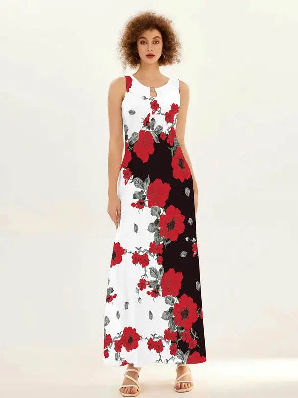 VIBE Vintage Flower Print New Casual Size ONE SIZE - 2 Thumbnail