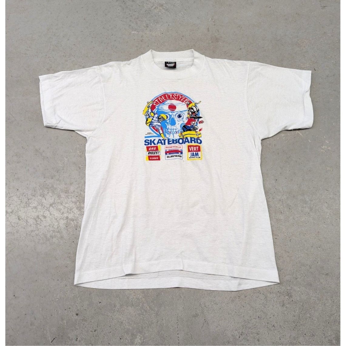 Tony Hawk × Vintage Vintage 1988 Streetstyle Skateboard Competition t-shirt Size US L / EU 52-54 / 3 - 1 Thumbnail