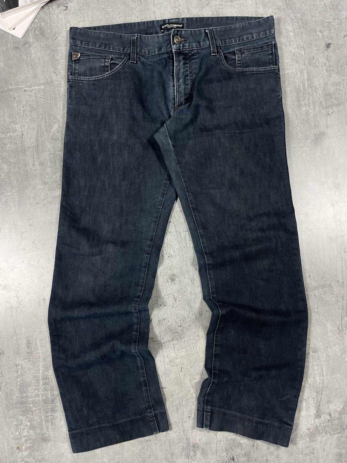 Dolce & Gabbana Vintage Dolce&Gabbana Jeans Magic Regular High Straight Wide Size US 33 - 3 Thumbnail