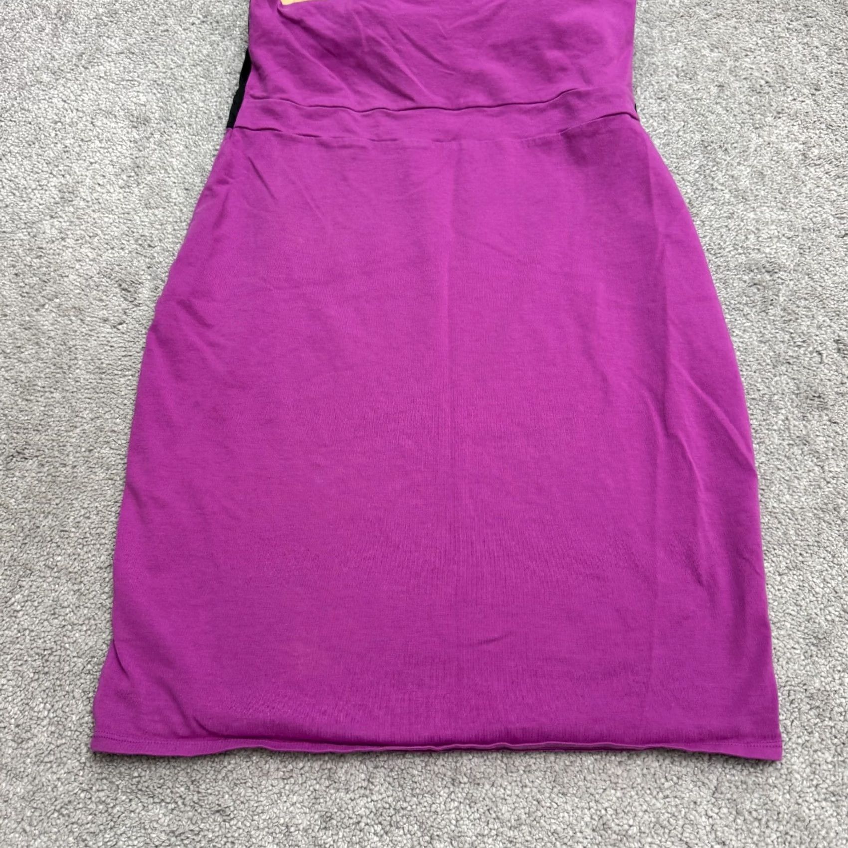 Victoria's Secret Victoria's Secret Purple Black Colorblock Cotton Blend Tank Midi Dress Womens Medium Size M / US 6-8 / IT 42-44 - 4 Thumbnail