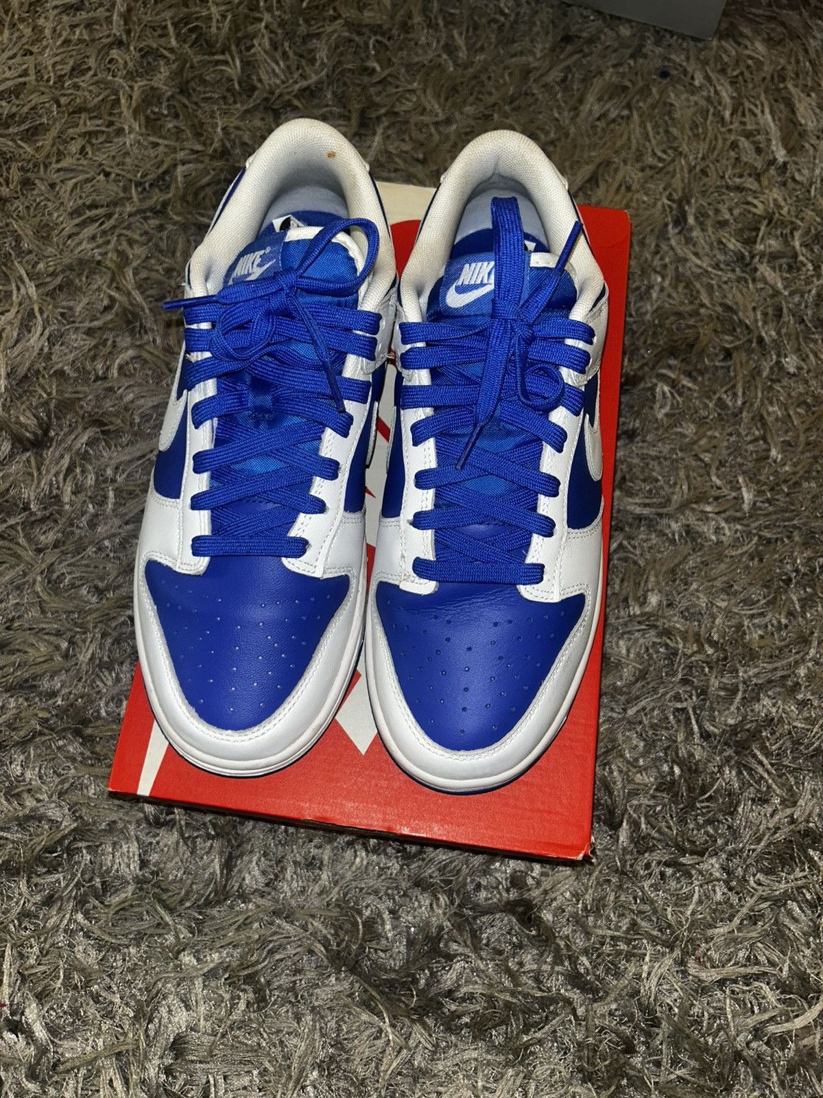 Nike Racer Blue and White nike dunks Size 8 Mens Size US 8 / EU 41 - 1 Thumbnail