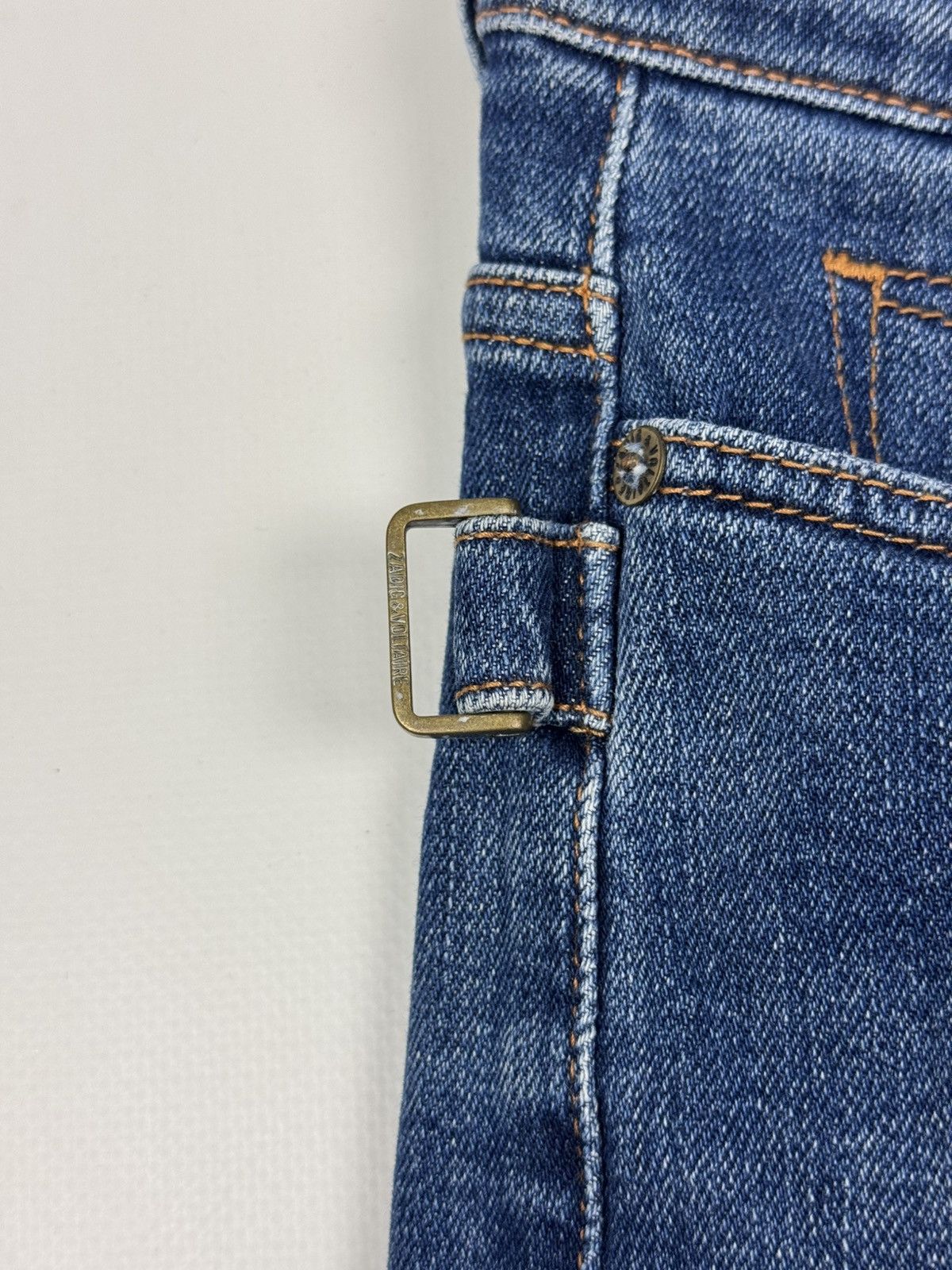Zadig & Voltaire Zadig&Voltaire Deana Bleu Brut Women’s Jeans Size 25" / US 0 / IT 36 - 6 Thumbnail