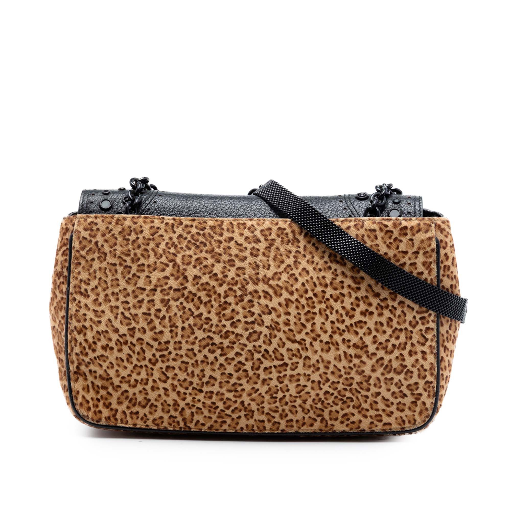 Bottega Veneta Pony Hair Leopard Print Shoulder Bag Size ONE SIZE - 1 Thumbnail