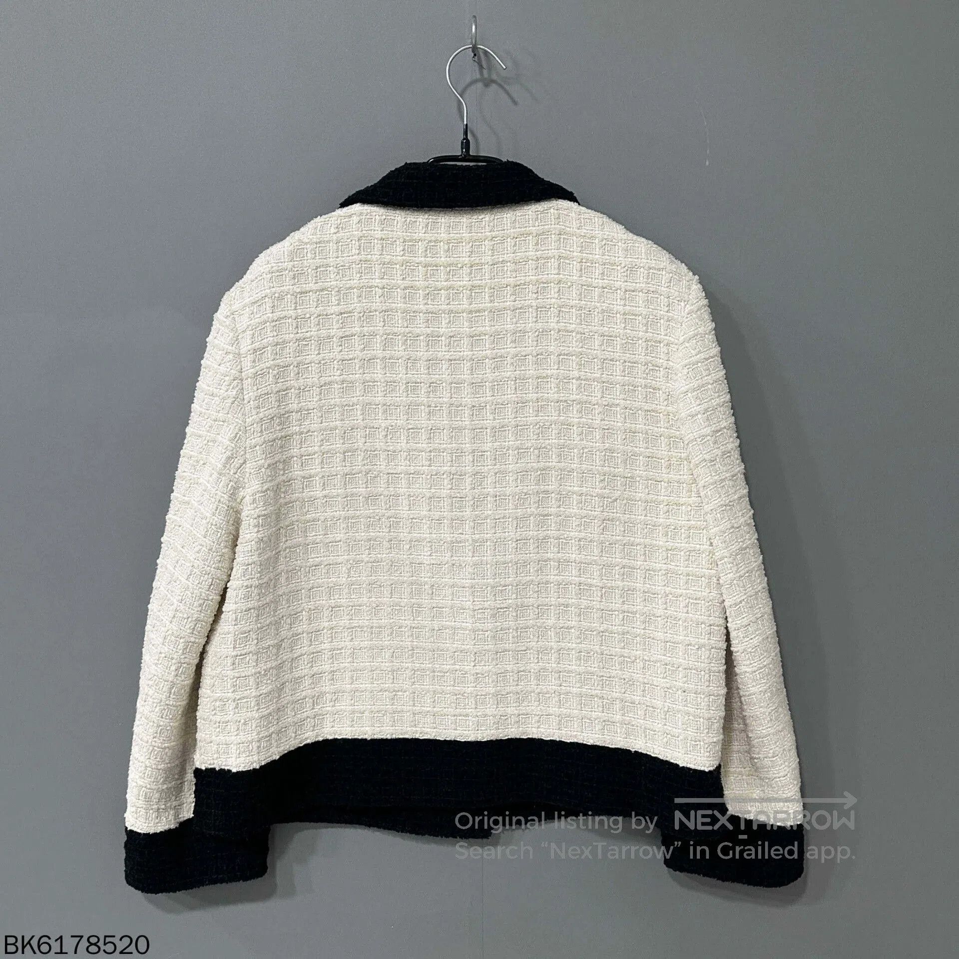 Gucci Gucci Black White Tweed Lapel Jacket. Size S / US 4 / IT 40 - 3 Thumbnail