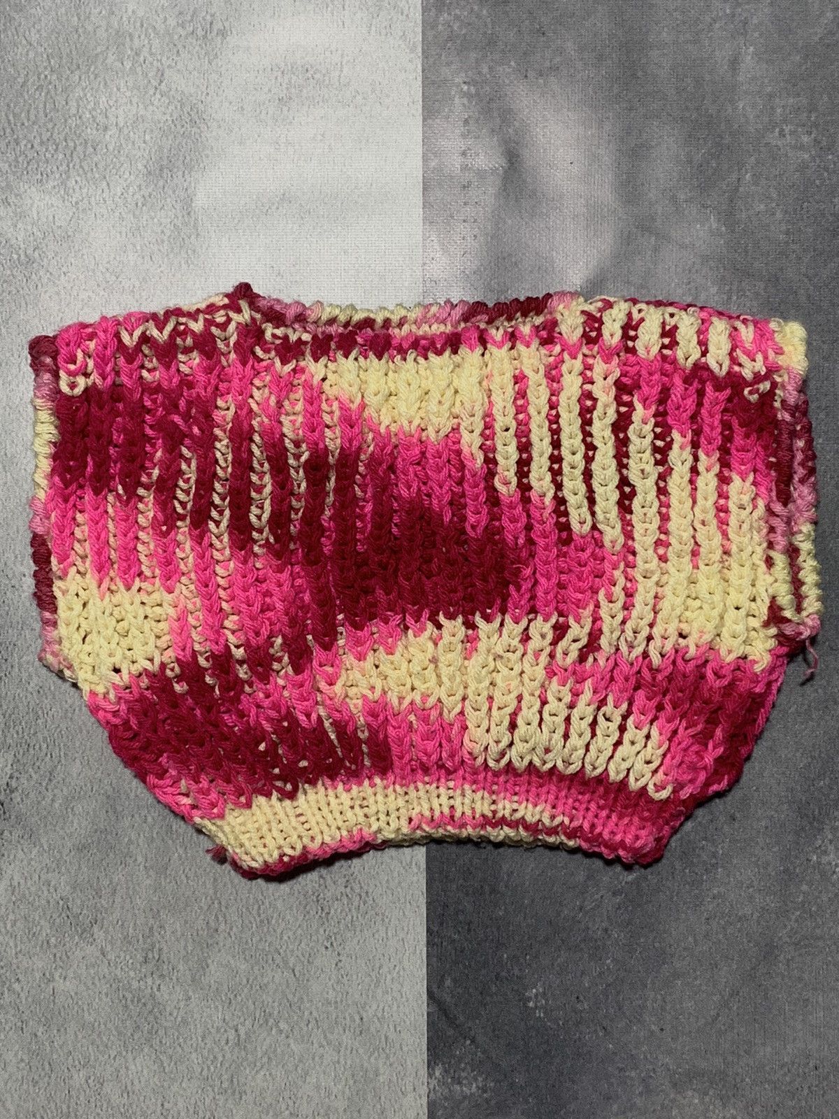 Japanese Brand × Vintage Vintage Y2K Japanese knitwear cropped vest croptop XS Size XS / US 0-2 / IT 36-38 - 4 Thumbnail