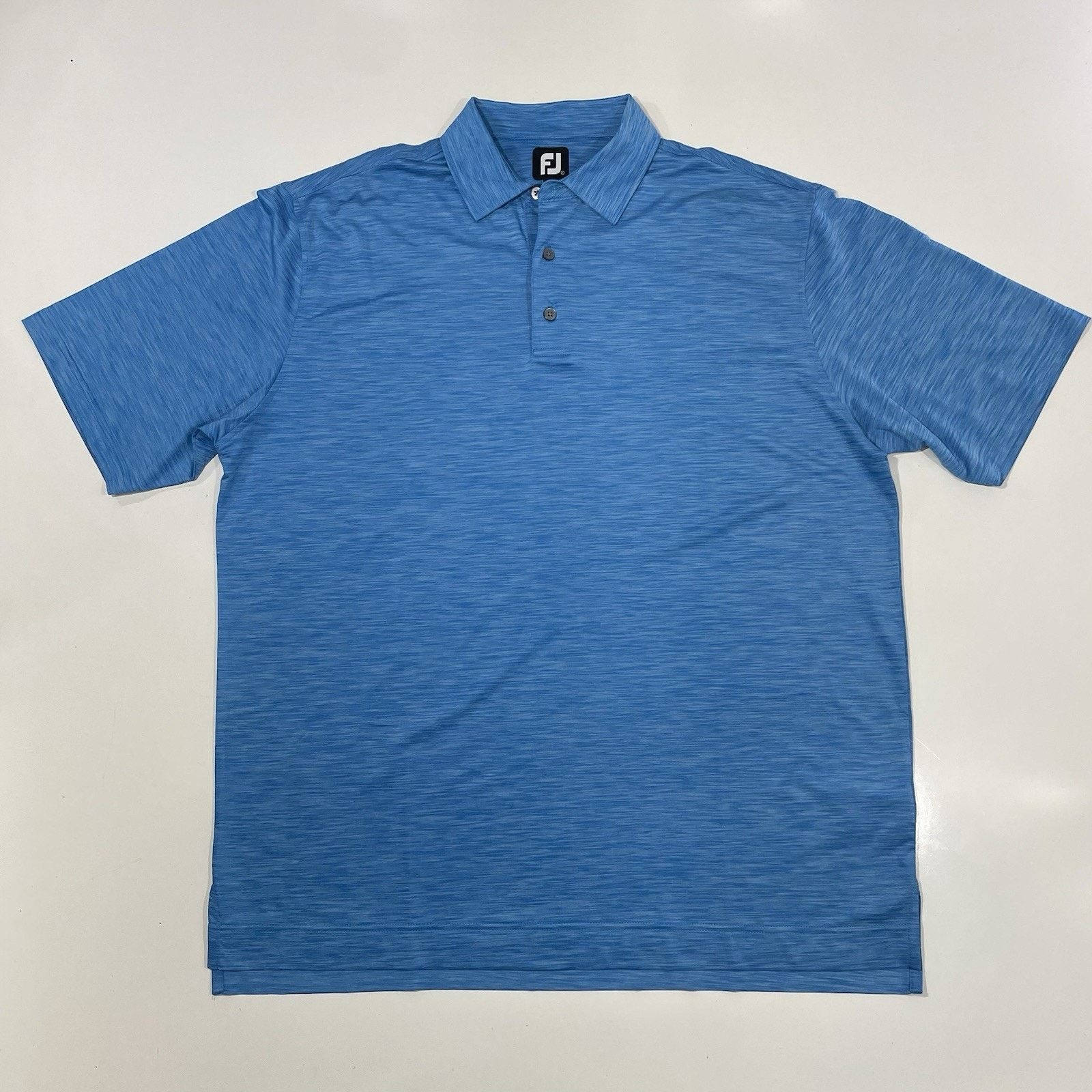 Footjoy Footjoy Shirt Mens XL Golf Polo Blue Heather Active FJ Sport Size US XL / EU 56 / 4 - 1 Thumbnail