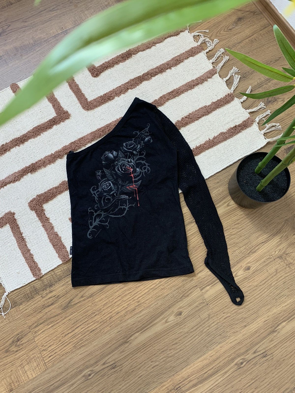 Vintage VINTAGE SPIRAL DIRECT FLOWERS AVANT GARDE LONG SLEEVE Size S / US 4 / IT 40 - 1 Thumbnail