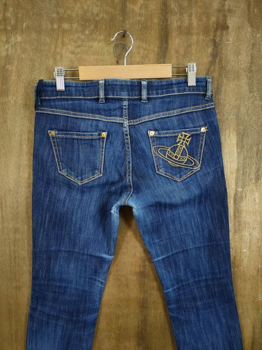Vivienne Westwood Vivienne Westwood blue distressed denim pants #46-902DLL Size 29" - 7 Thumbnail