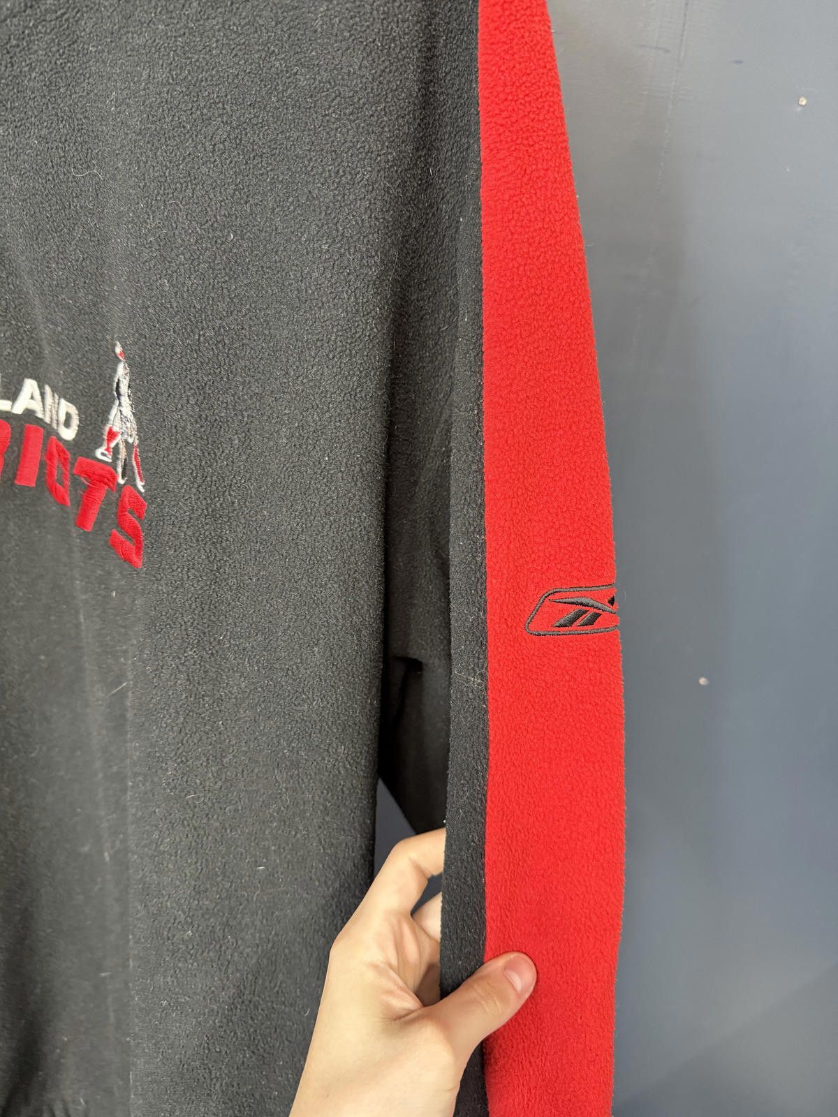 Designer New England Patriots Mens XL Sweatshirt 1/4 Zip Reebok Size US XL / EU 56 / 4 - 4 Thumbnail