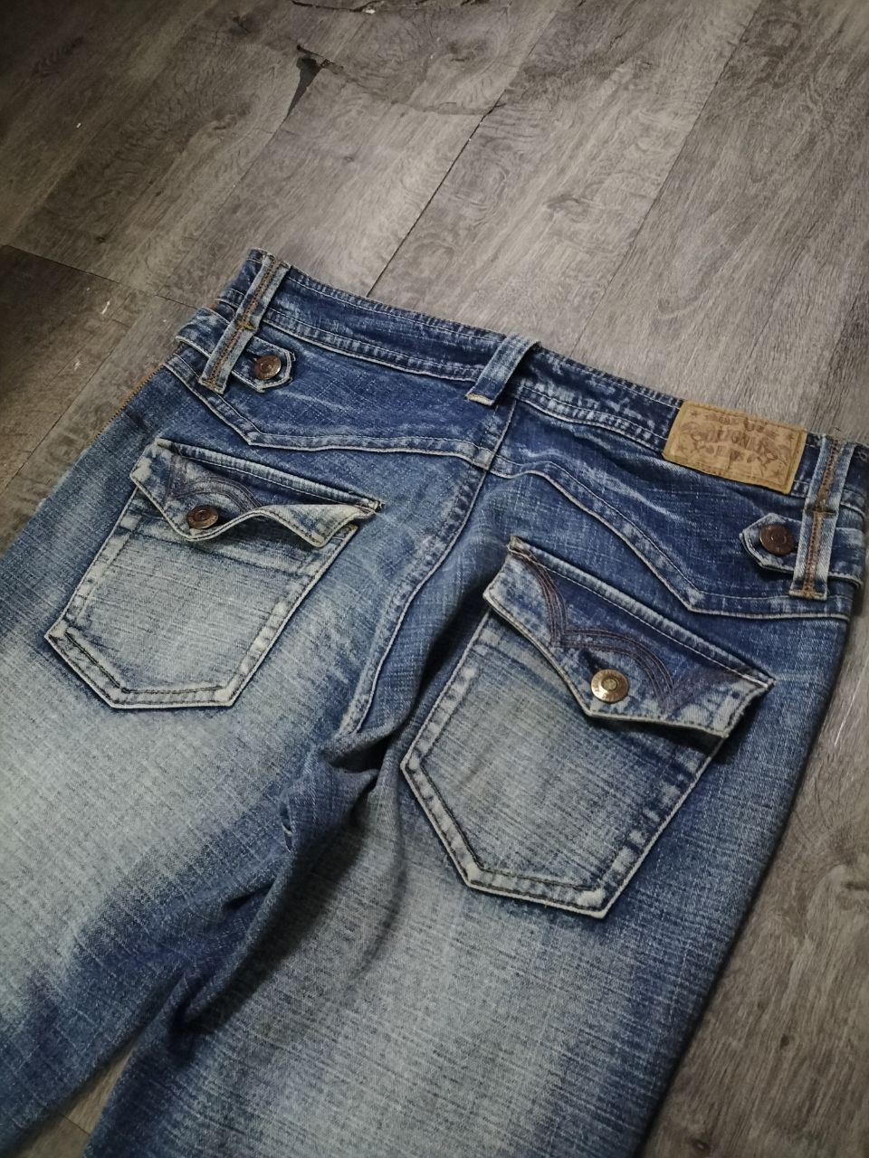 If Six Was Nine The Vintage Standard jeans tvs distressed punk style grunge Size US 34 / EU 50 - 8 Thumbnail