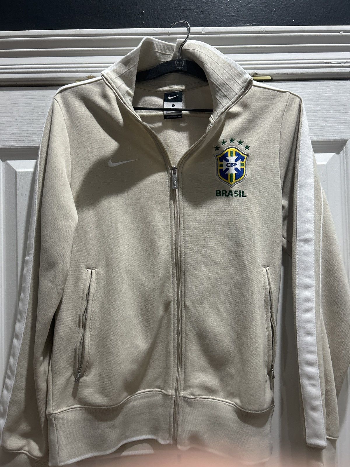 Nike Nike Brazil CBF Soccer Jacket Tracksuit Size US S / EU 44-46 / 1 - 3 Thumbnail