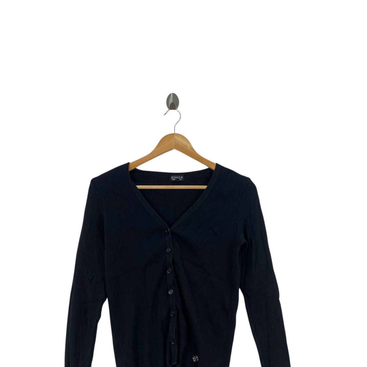 Sonia Rykiel Vintage SONIA RYKIEL PARIS Minimalist Design Tee Shirt Top Size XXS / US 00 / IT 34 - 2 Thumbnail