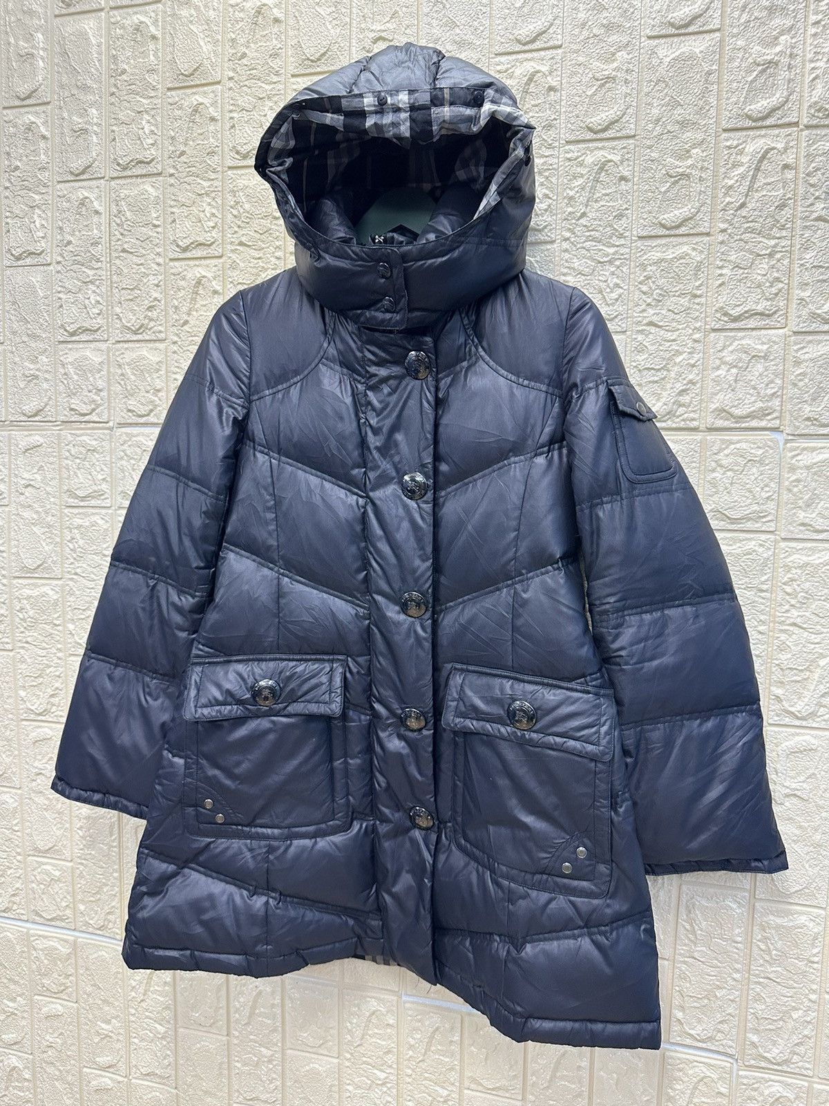 Burberry Burberry London Blue Label Quilted Down Parka MJ62 Size S / US 4 / IT 40 - 3 Thumbnail