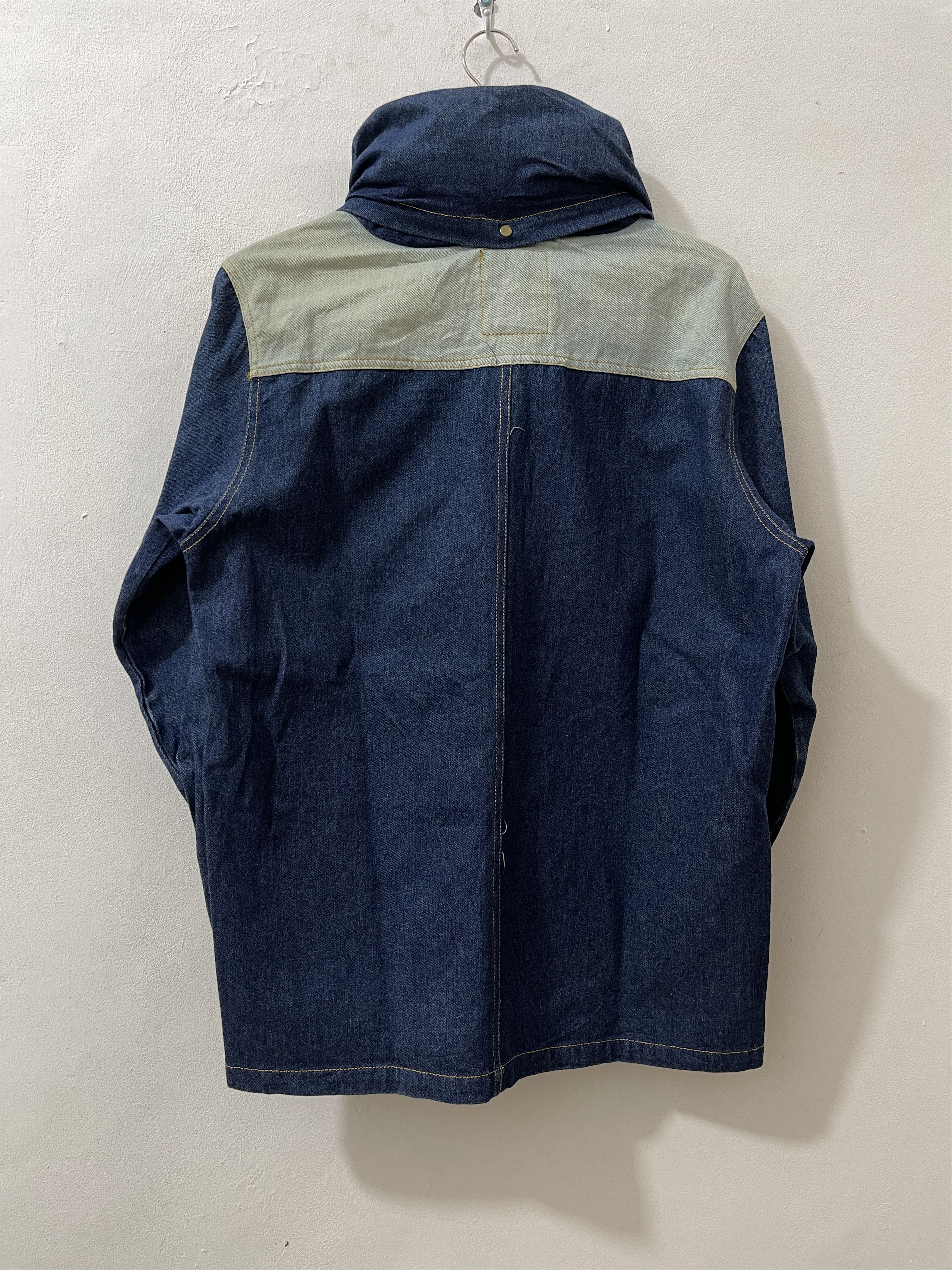 Blue Blue Japan 2000s Amina Japan Crazy Denim Boro Kapital LGB Style Jacket Size US L / EU 52-54 / 3 - 10 Thumbnail