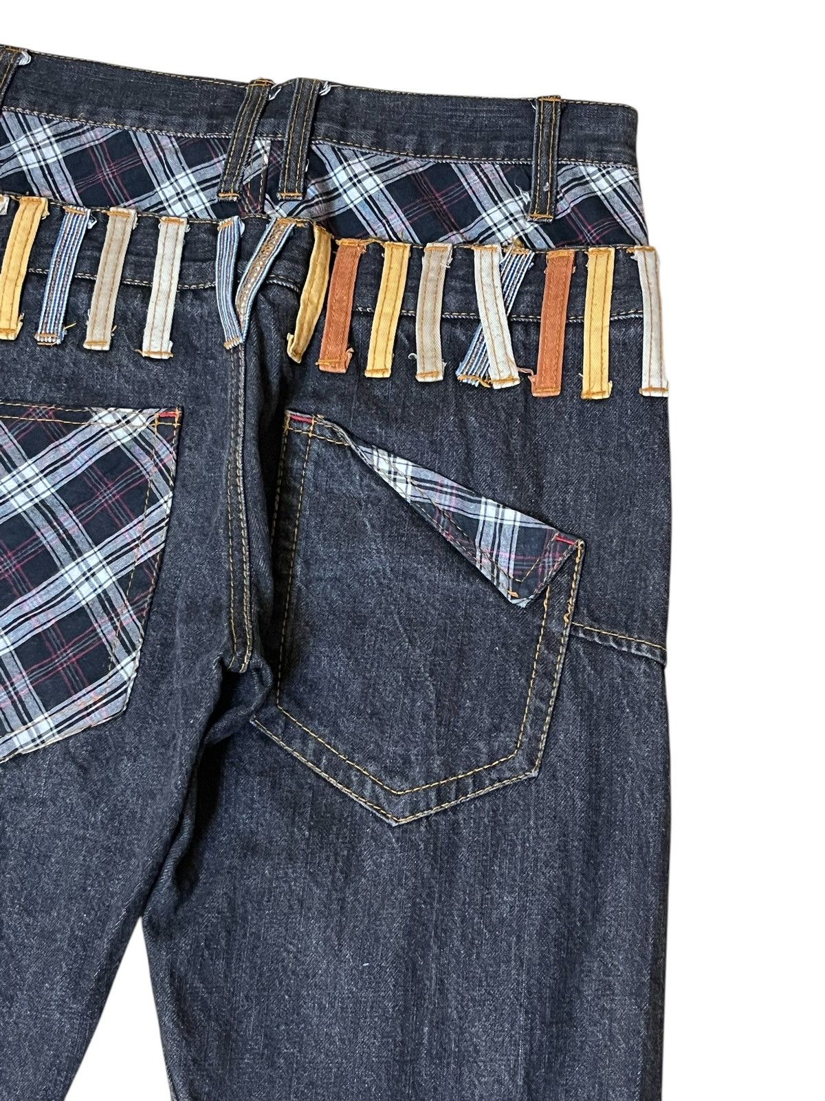 Le Grande Bleu (L.G.B.) SICK🔥JAPANESE BRAND "NYLAUS JEANS" DOUBLE WAIST JEANS/DENIM Size US 28 / EU 44 - 10 Thumbnail