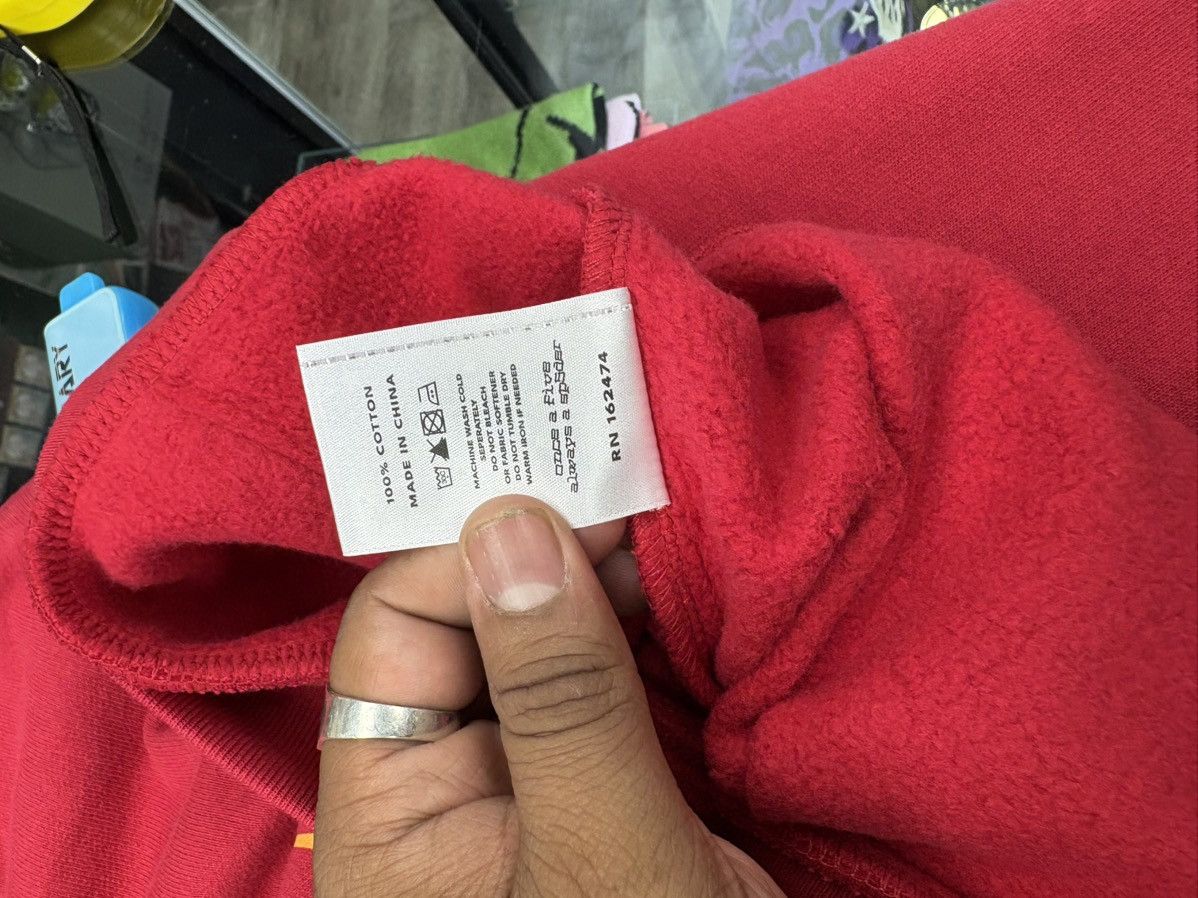 Sp5der Sp5der Og Web V2 Hoodie 'Red' Size US L / EU 52-54 / 3 - 5 Thumbnail