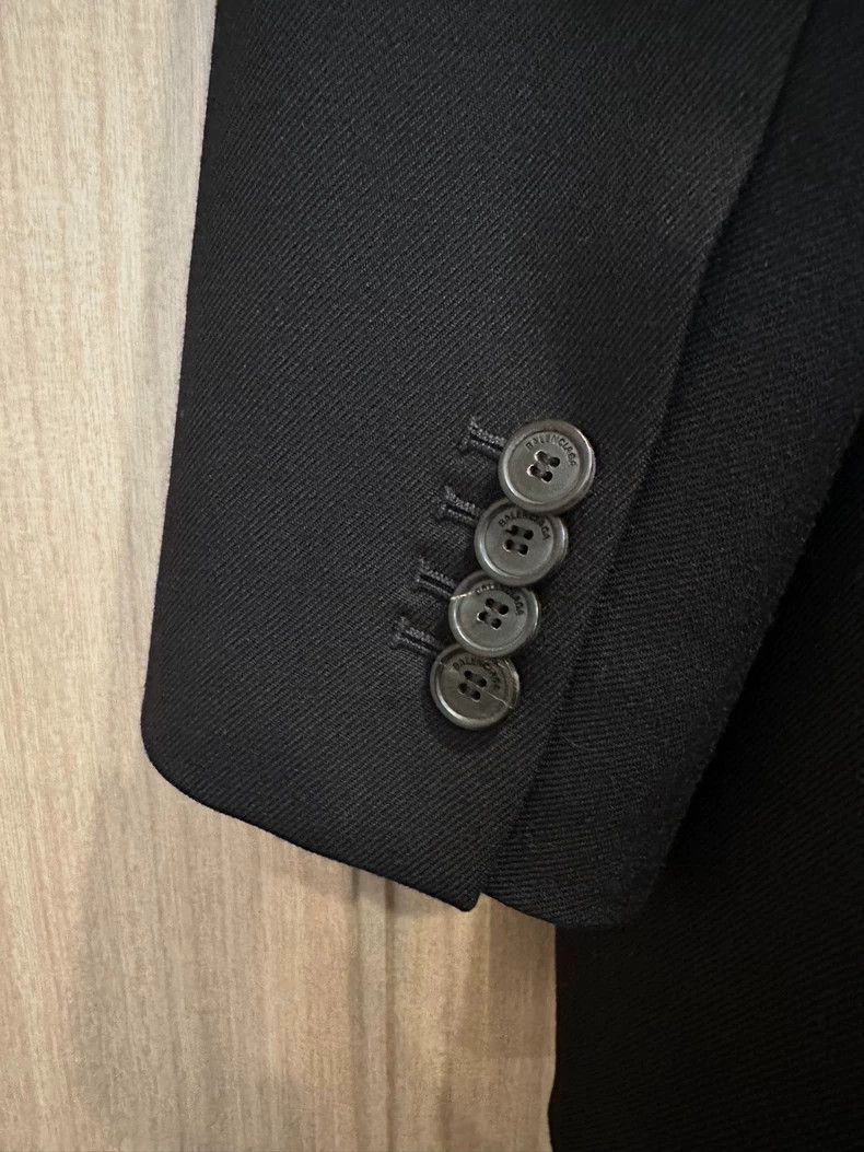 Balenciaga Balenciaga Solid black single-breasted long-sleeved suit 25 Size 34R - 3 Thumbnail