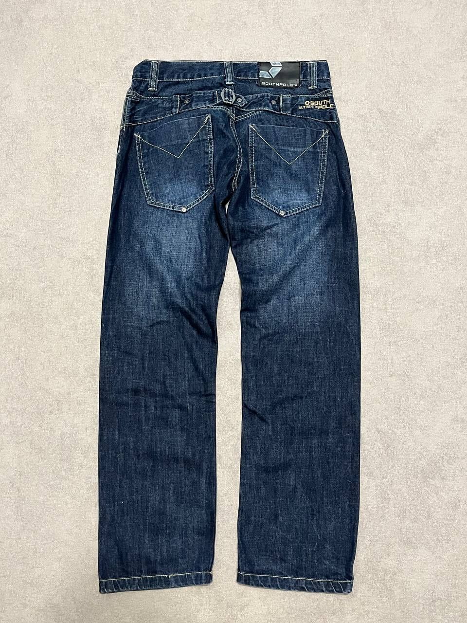 Southpole Vintage Work Southpole Blue Men`s Logo Print Jeans Denim Size US 30 / EU 46 - 2 Thumbnail