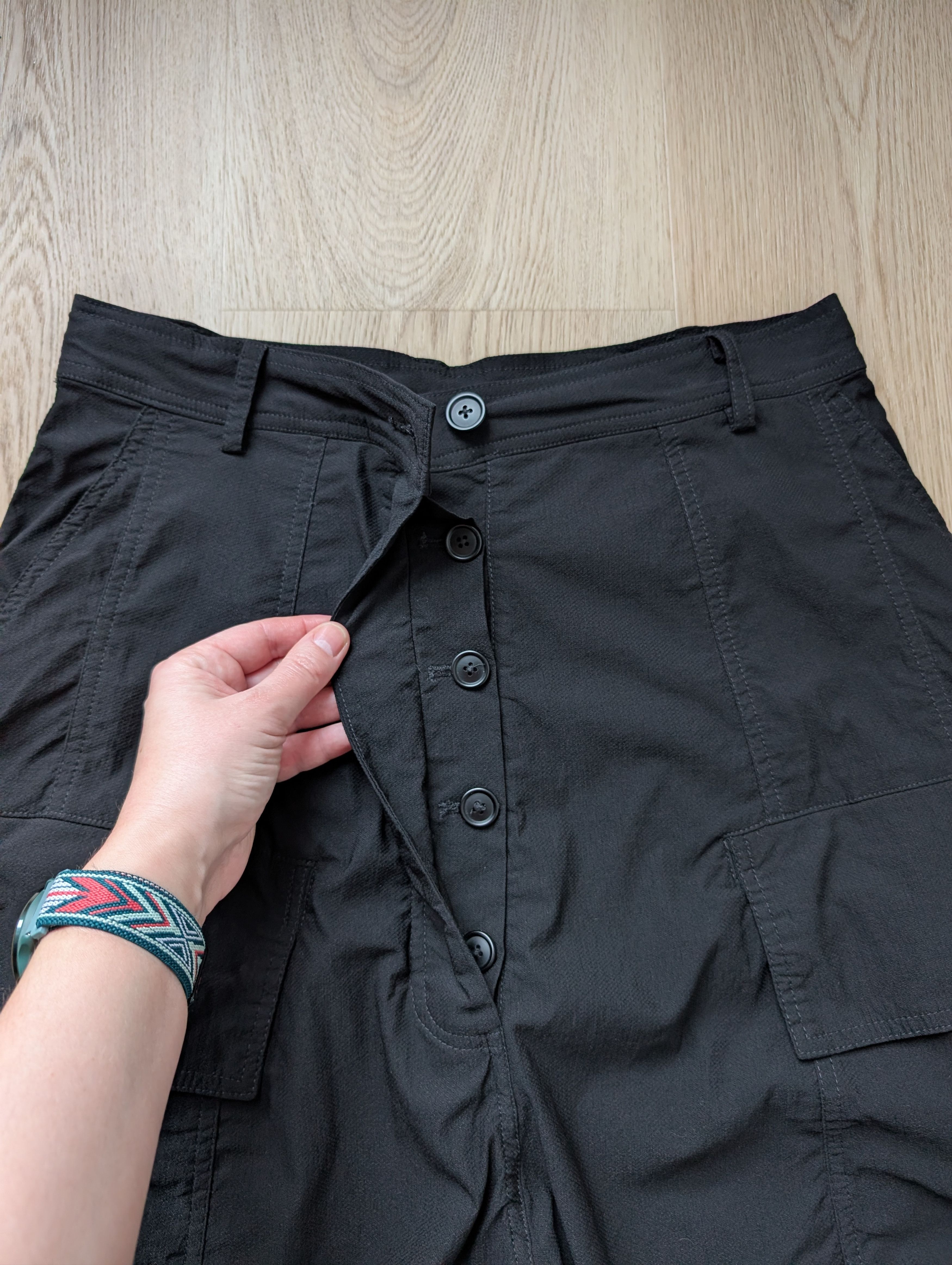 Rundholz Rundholz Black Label Cargo Pockets Wide Leg Harem Pants Size 30" / US 8 / IT 44 - 3 Thumbnail