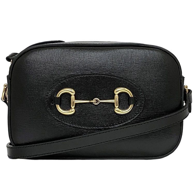 Gucci GUCCI Shoulder Bag Black Leather Size ONE SIZE - 1 Thumbnail