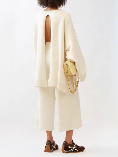 Loewe o1y1025 Sweater in Ivory Size XS / US 0-2 / IT 36-38 - 5 Thumbnail