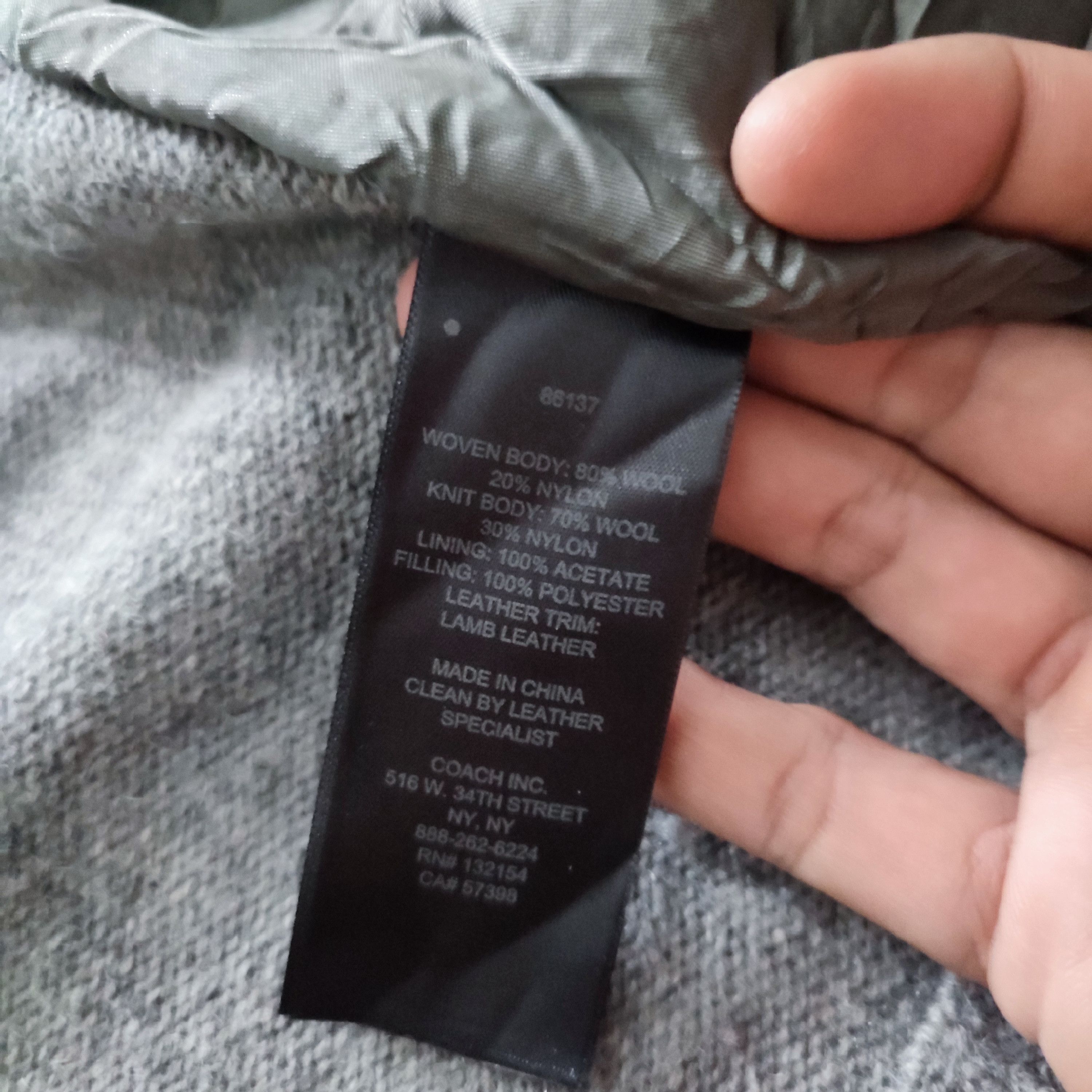 Coach × Designer 🔥STEALS🔥Rare Coach New York Insulated Knitwear Jacket Size US XS / EU 42 / 0 - 9 Thumbnail