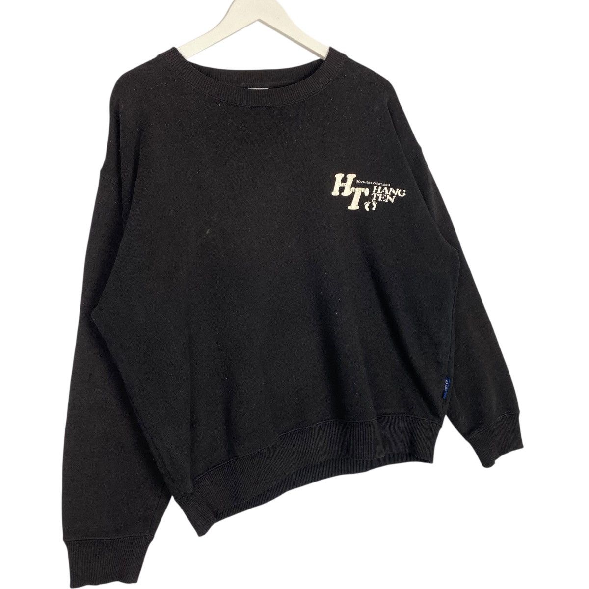Vintage Vintage Hang Ten Surf Sweatshirt Crewneck Black Size M Size US M / EU 48-50 / 2 - 3 Thumbnail