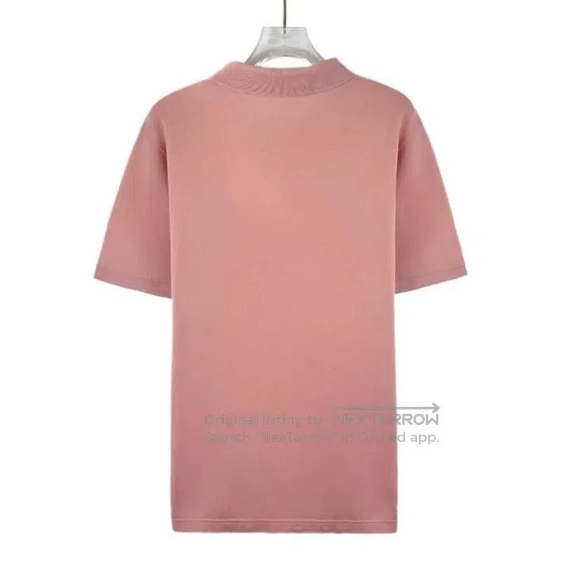 Prada Prada Men's Pink Cotton Polo Shirt. Size US M / EU 48-50 / 2 - 2 Thumbnail