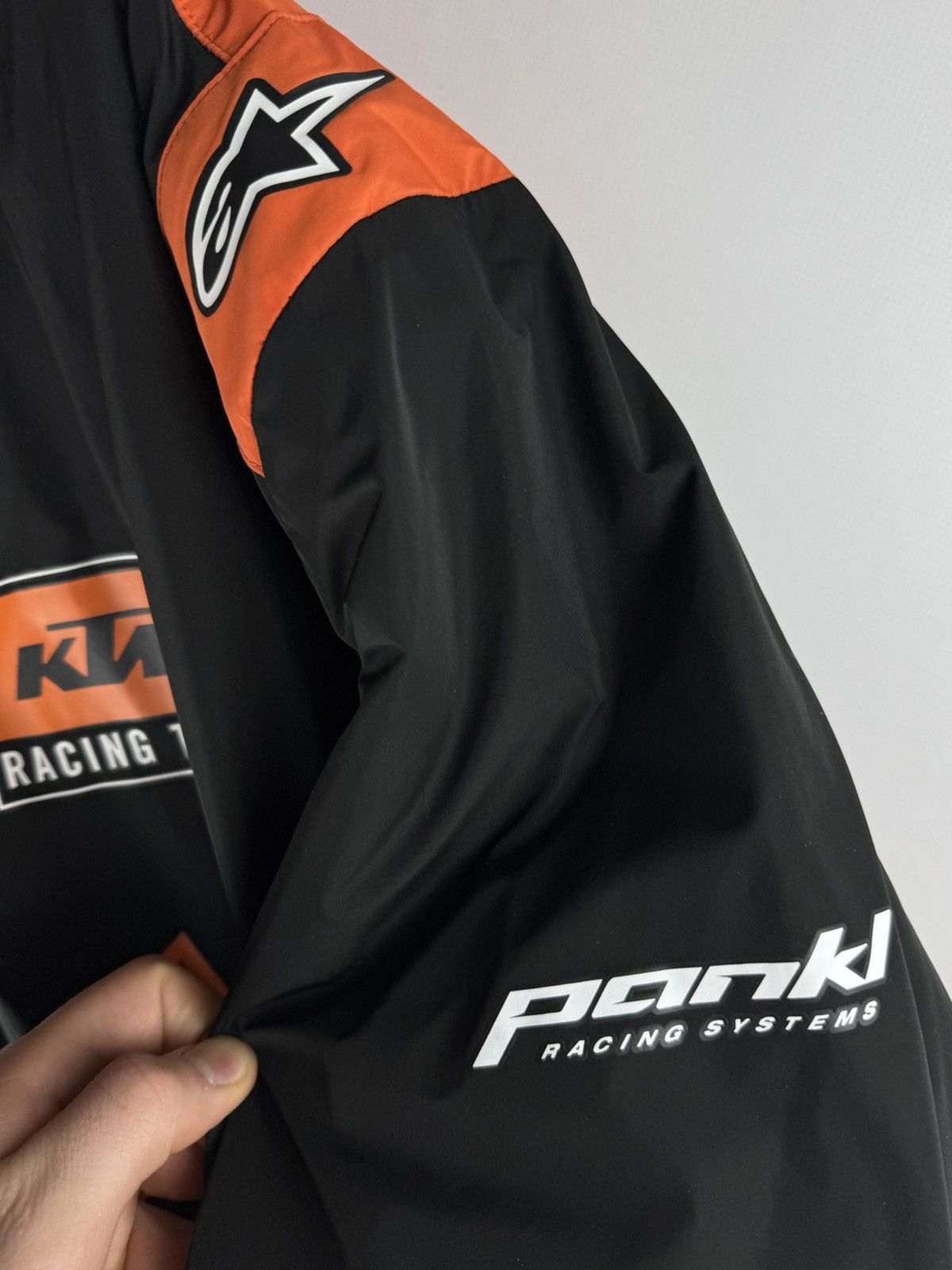Fox Racing KTM Racing Team PowerWear HardShell Jacket Black/Orange 2021 Size US XL / EU 56 / 4 - 4 Thumbnail