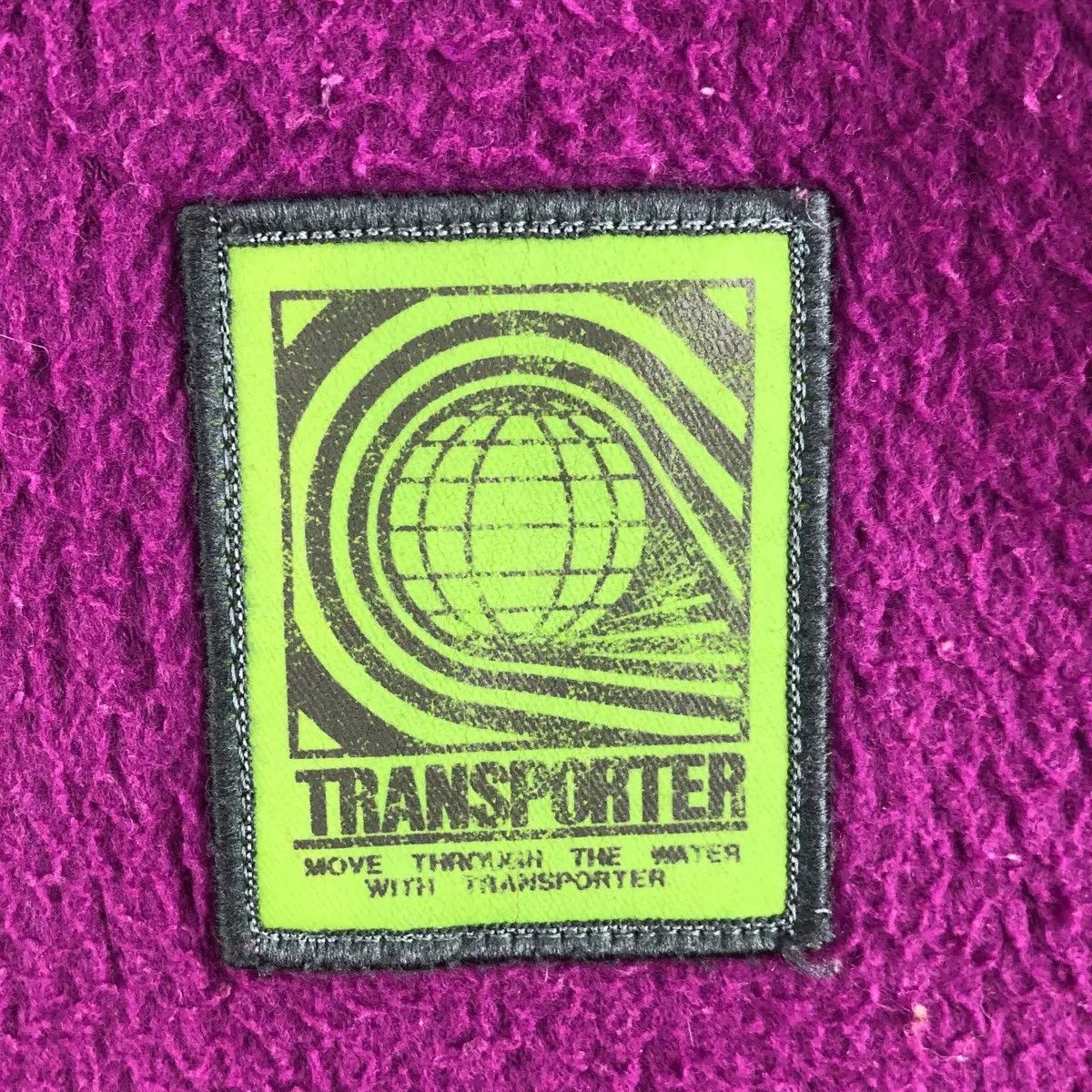Vintage Vtg TRANSPORTER Surfing Skateboard Purple Fleece Jacket Size US XXL / EU 58 / 5 - 8 Thumbnail