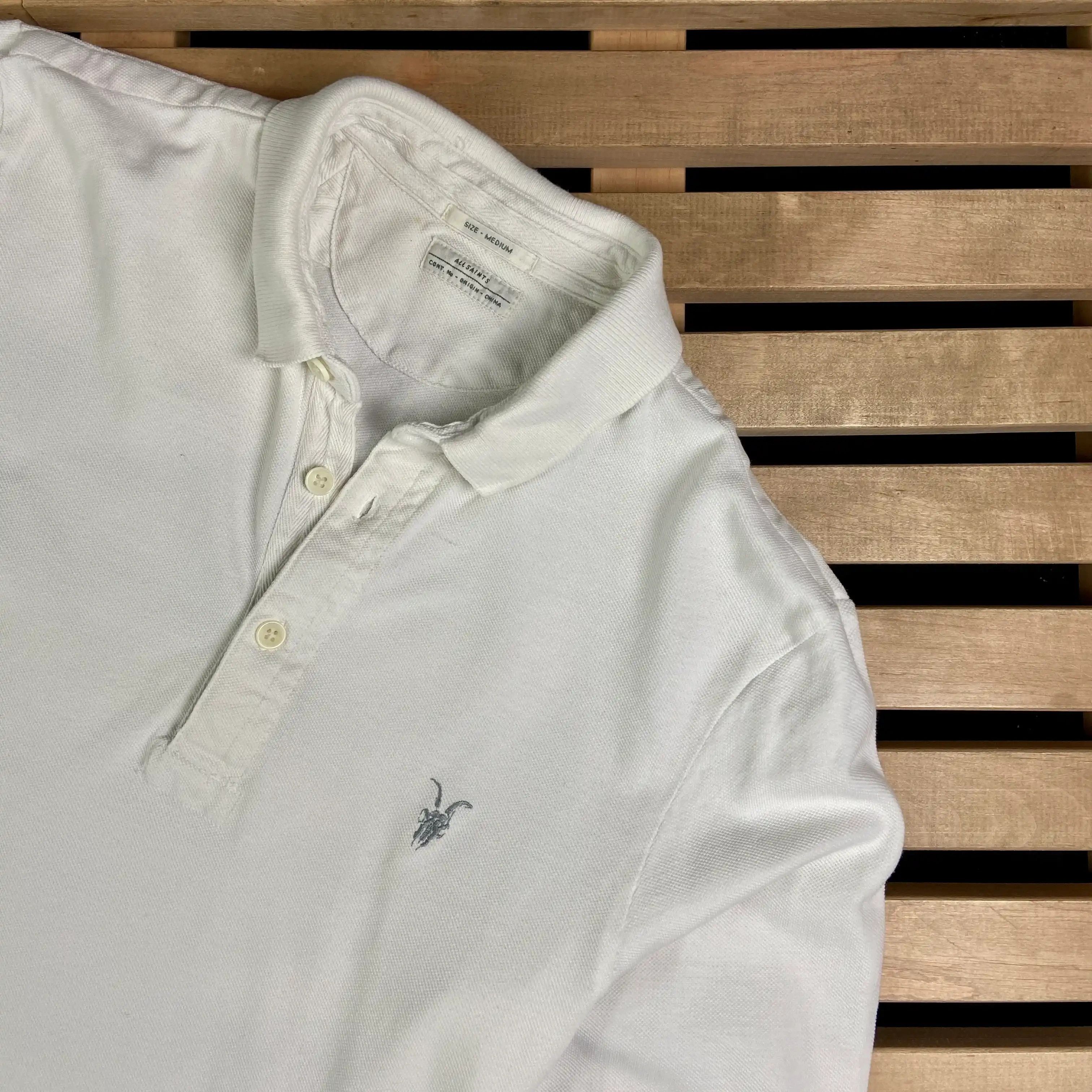 Allsaints Mens Polo Long Sleeve Allsaints Size M Size US M / EU 48-50 / 2 - 2 Thumbnail