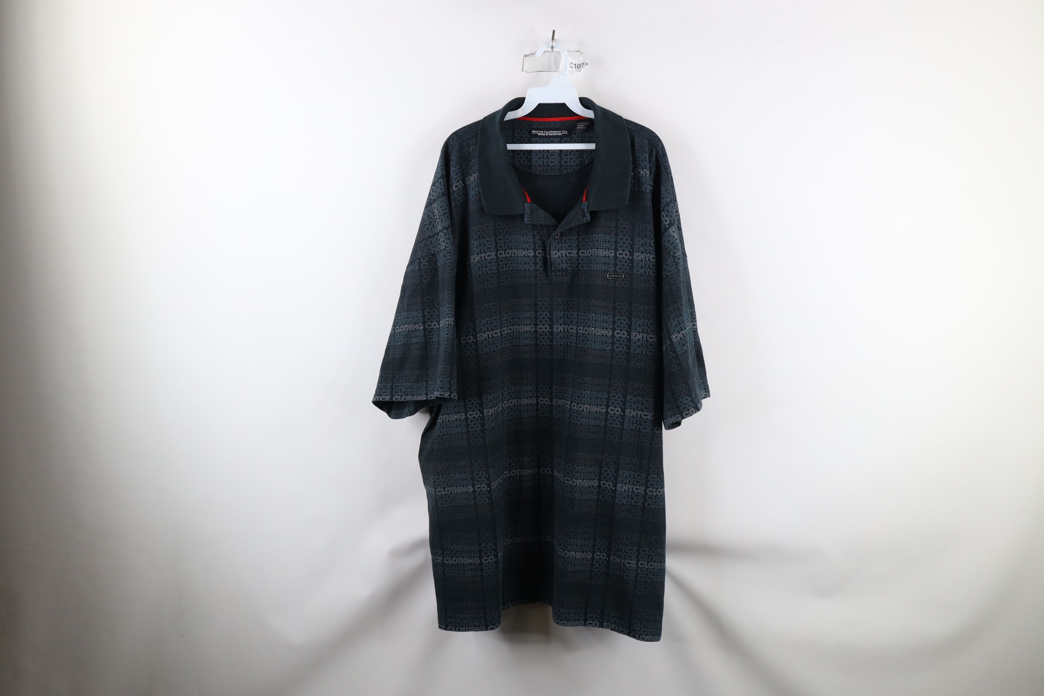 Vintage Vintage Enyce Clothing Out All Over Print Collared Polo Size US XXL / EU 58 / 5 - 1 Thumbnail