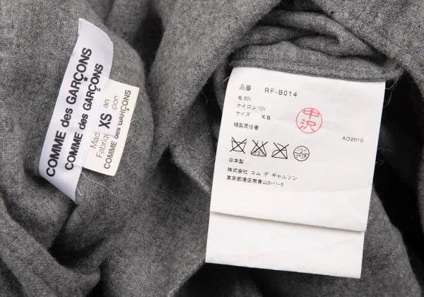 Comme des Garcons Comme Des Garcons Grey Retro Fake Two-Piece Design Top Size XS / US 0-2 / IT 36-38 - 9 Thumbnail