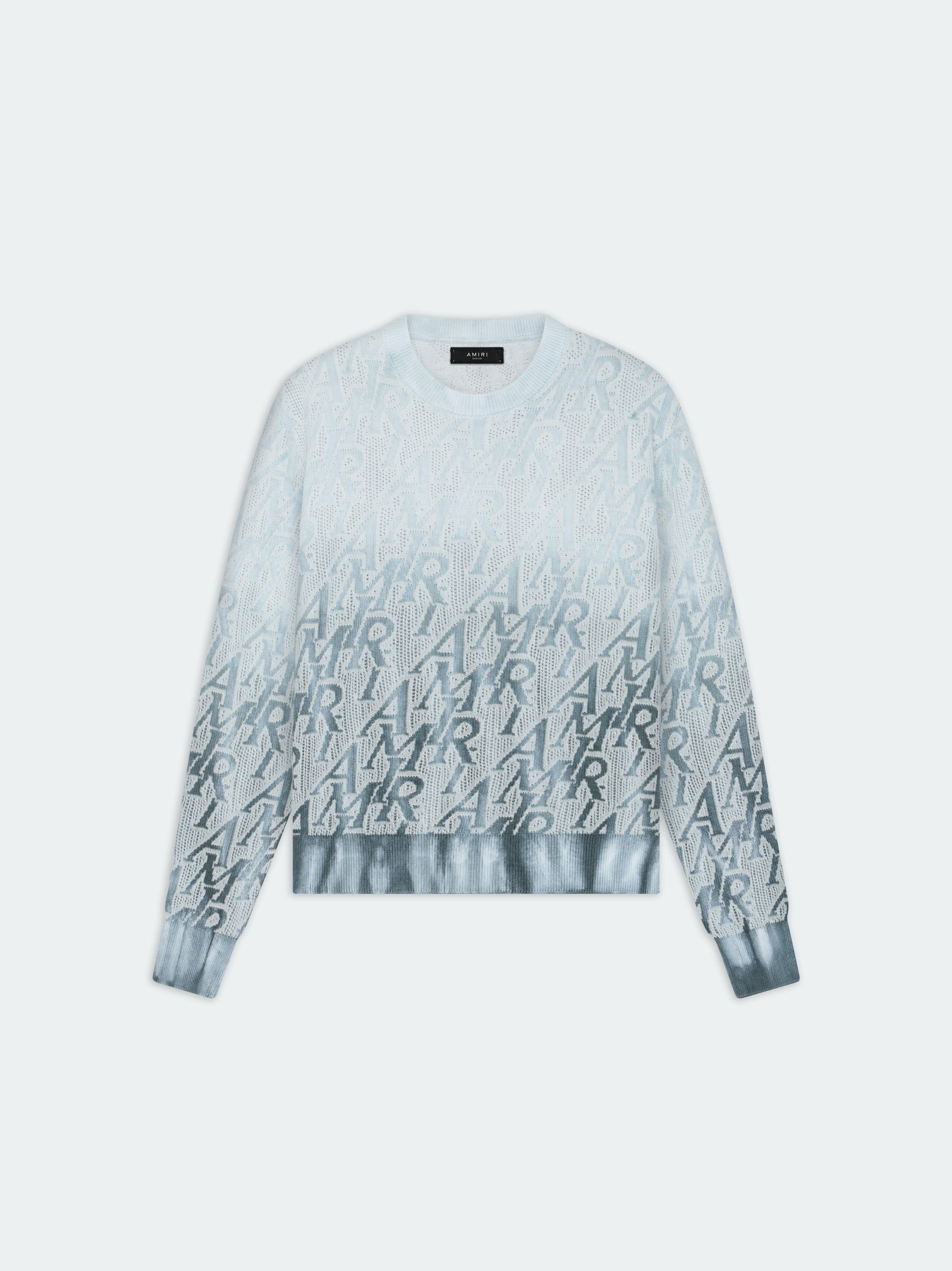Amiri o1s1wg110525 Repeat Tie Dye Crewneck Sweater in Multicolor Size US XL / EU 56 / 4 - 1 Thumbnail