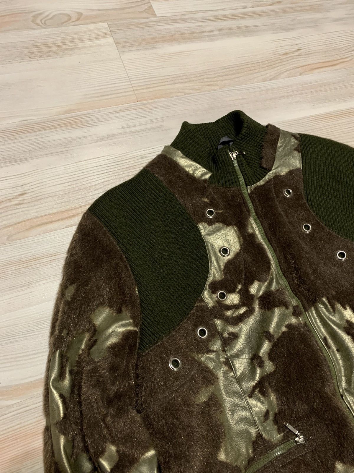 If Six Was Nine × Vintage Avantgarde bomber jacket with mini fur Size M / US 6-8 / IT 42-44 - 5 Thumbnail