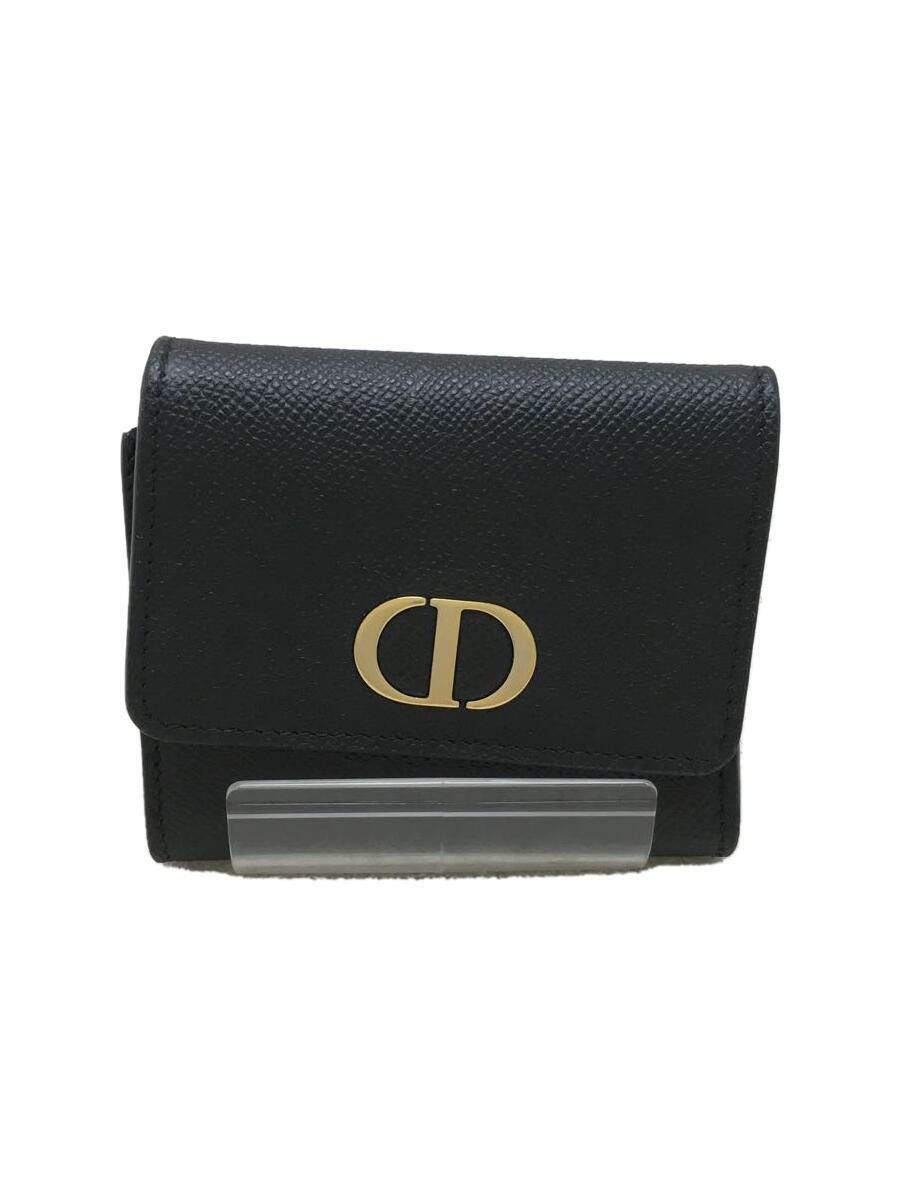 Dior Dior Leather Bi-Fold Wallet Black Size ONE SIZE - 1 Thumbnail