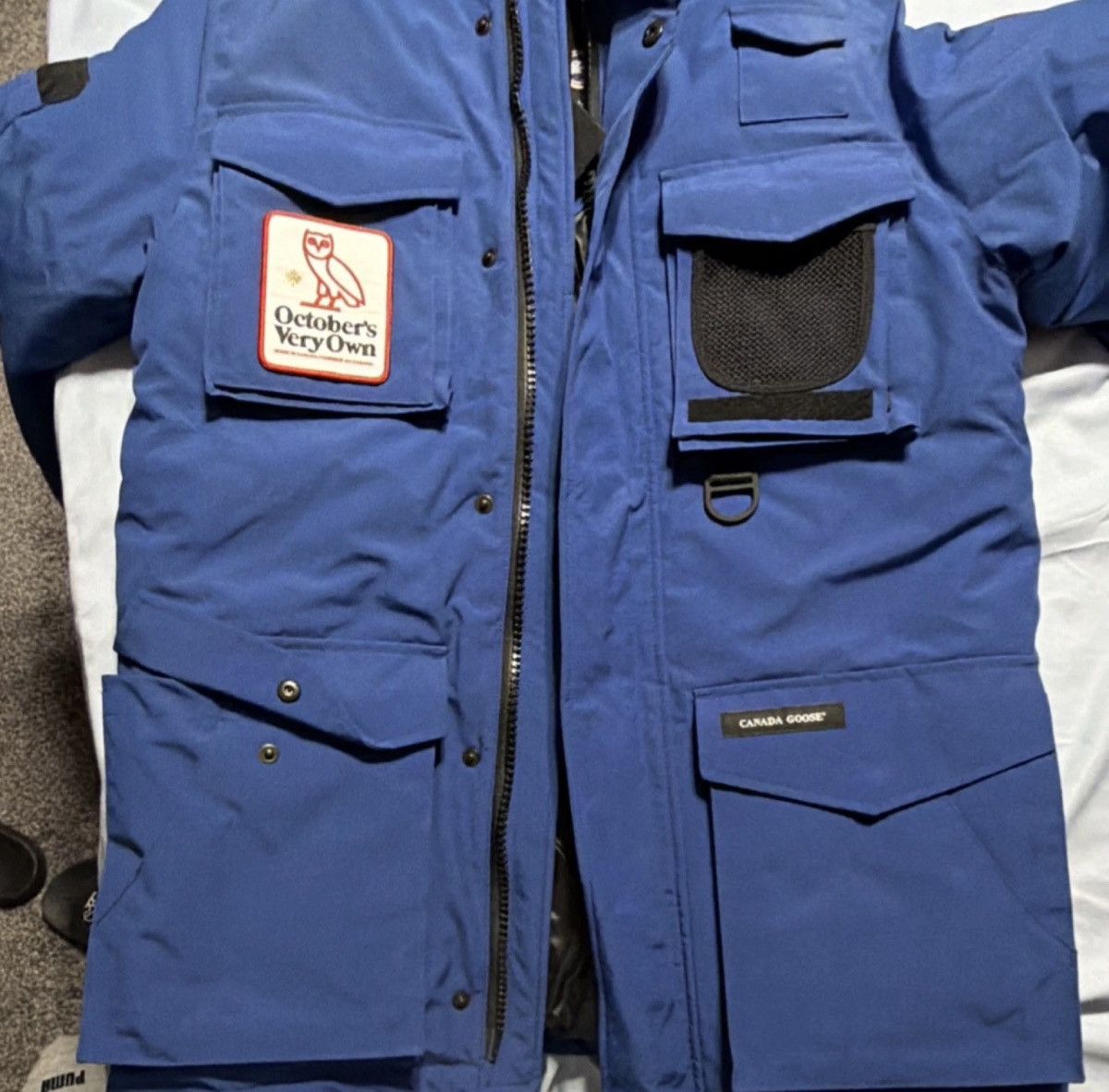 Canada Goose × October's Very Own Canada Goose x OVO Expedition Parka Blue XS Size US XS / EU 42 / 0 - 2 Thumbnail