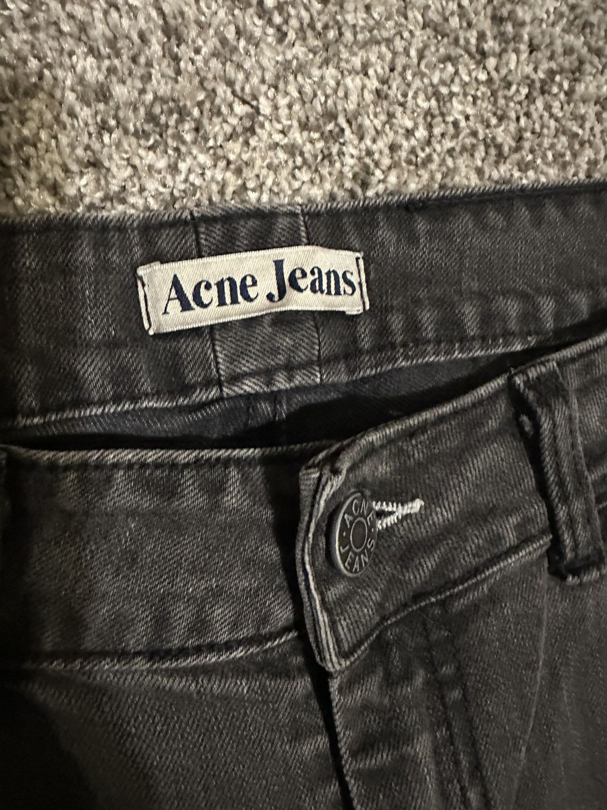 Acne Studios Acne Studios Hex Cash Jeans - Washed Black Size US 30 / EU 46 - 3 Thumbnail