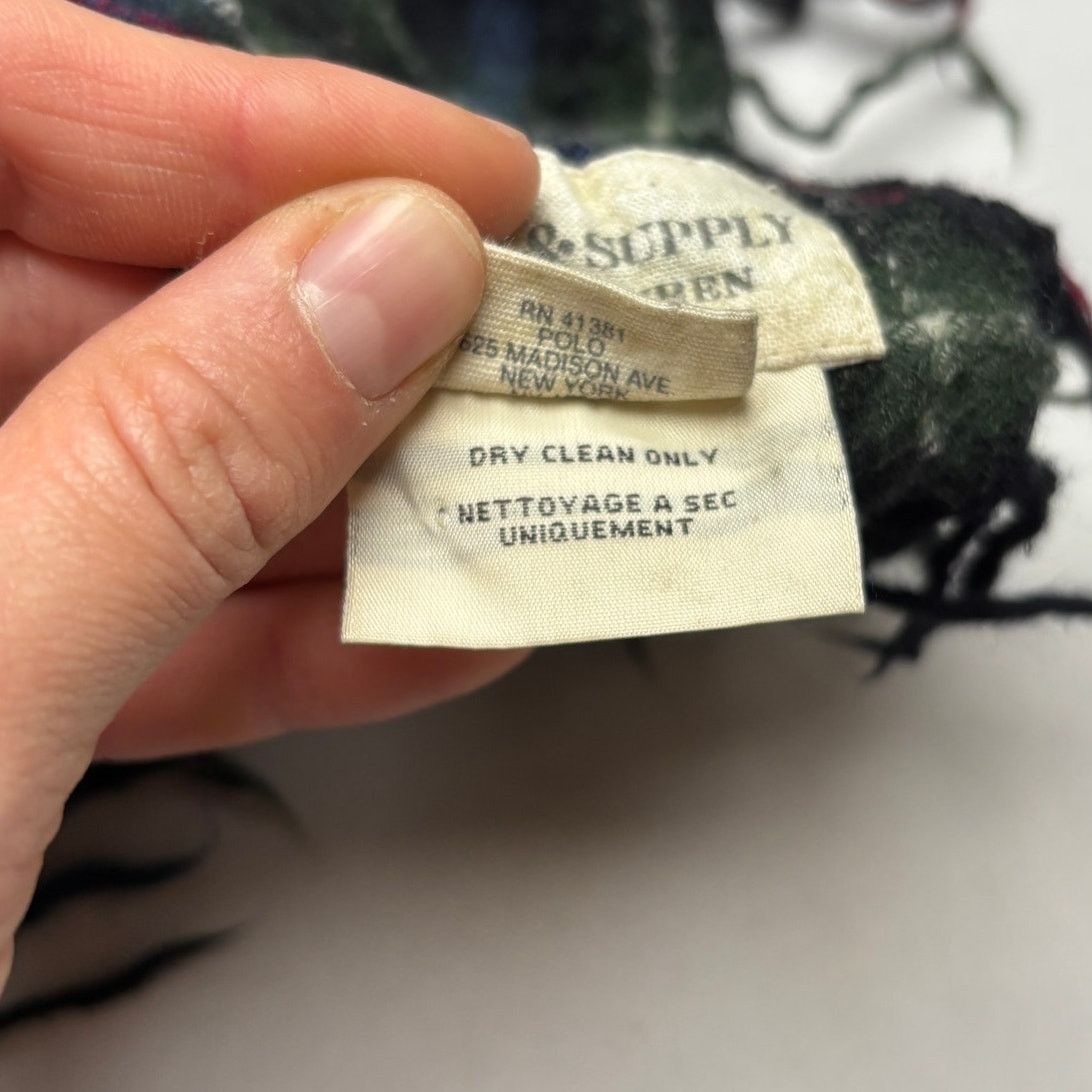 Denim & Supply Ralph Lauren Denim & Supply Ralph Lauren Wool Scarf Plaid Quiet Luxury Size ONE SIZE - 4 Thumbnail