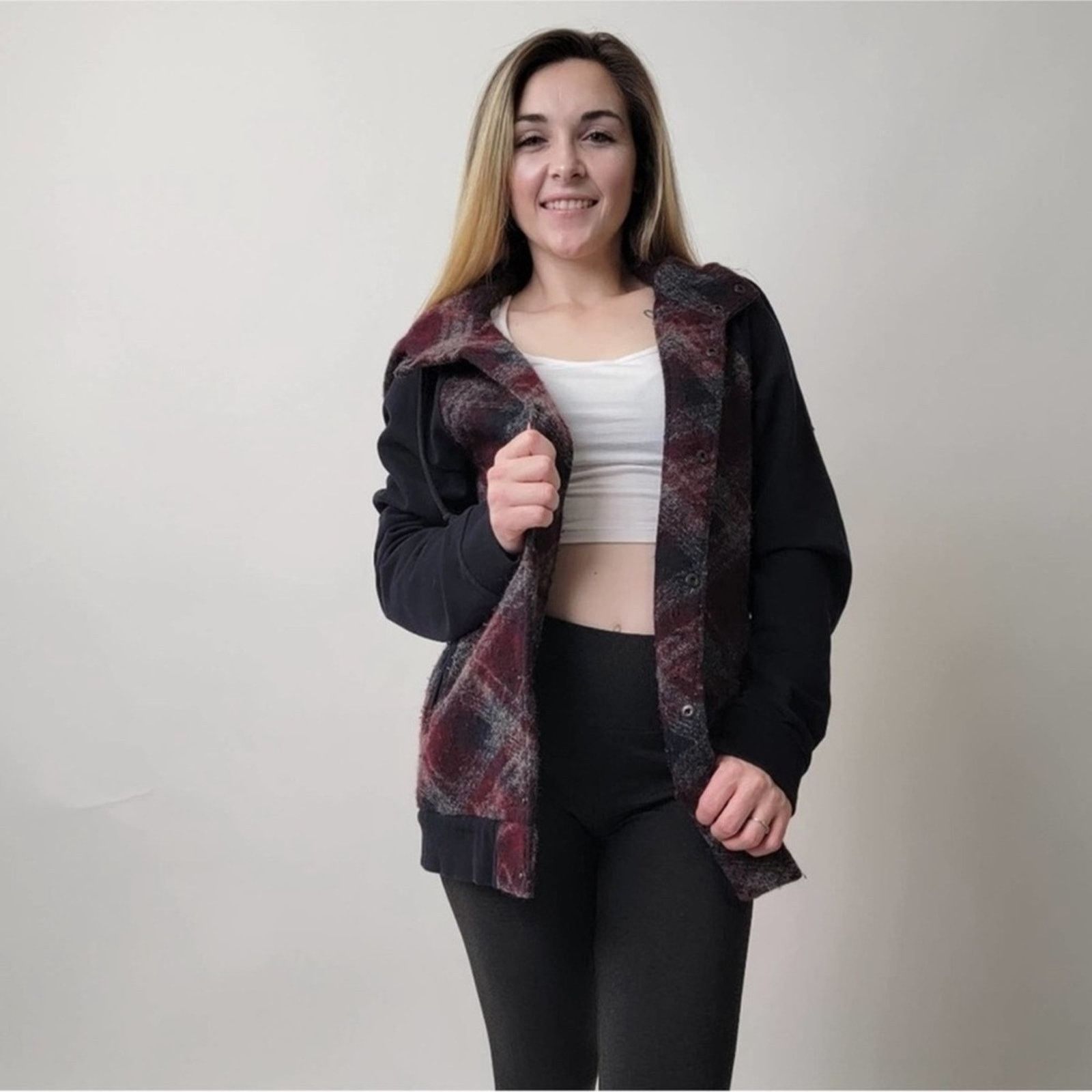 Armani Exchange Armani Exchange Wool Plaid Bomber Jacket Size M / US 6-8 / IT 42-44 - 7 Thumbnail