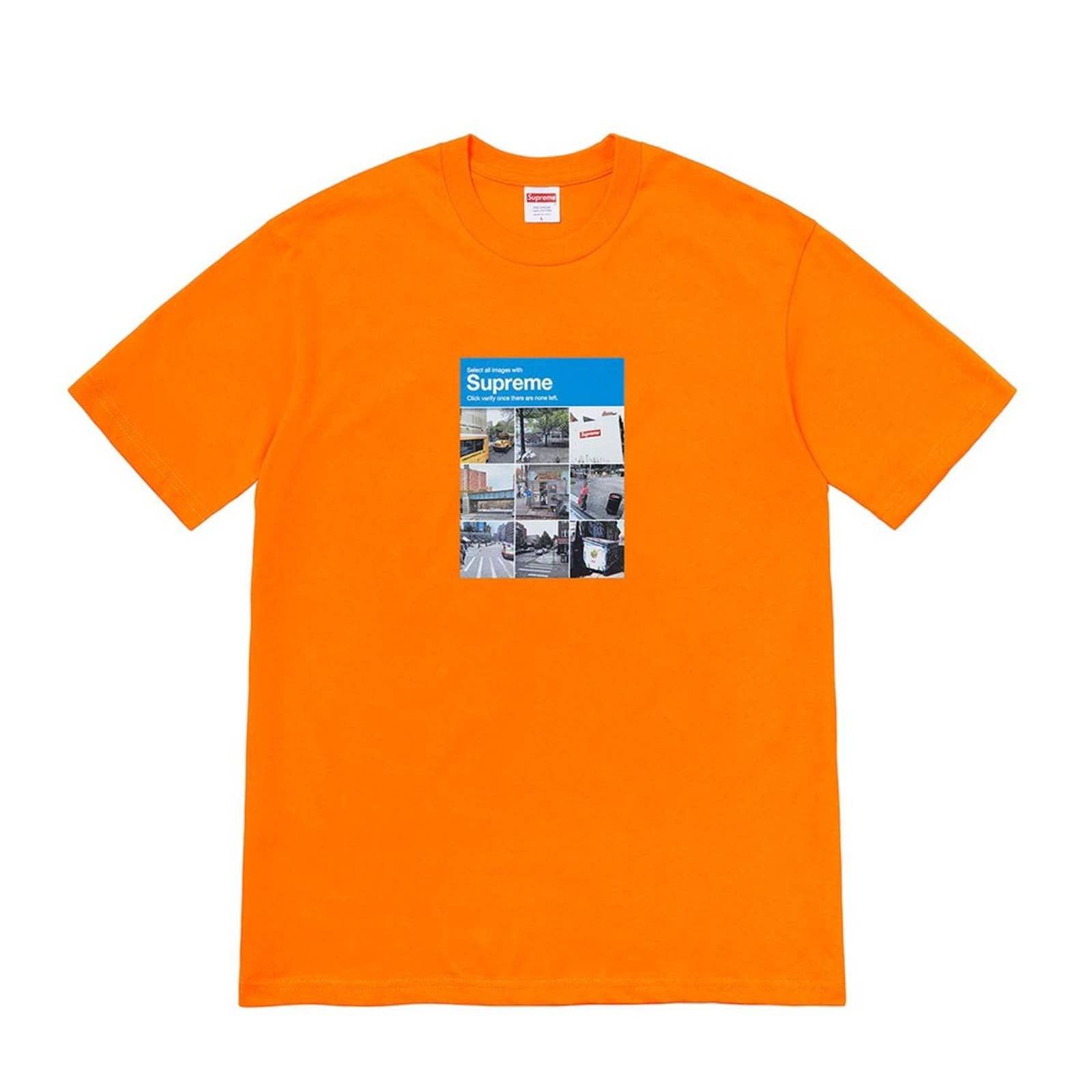 Supreme 2020 verify tee orange captcha bot Size US M / EU 48-50 / 2 - 1 Thumbnail