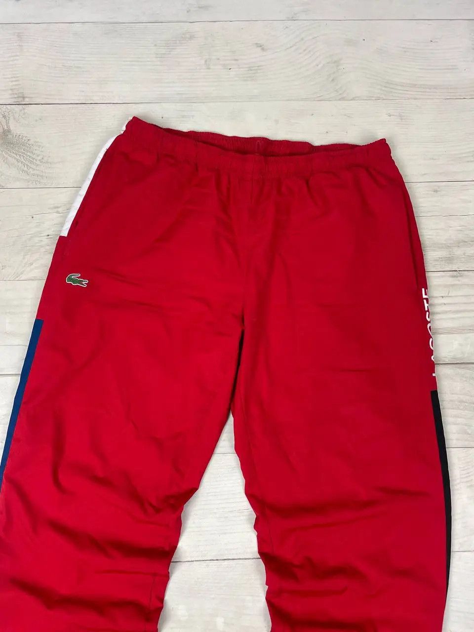 Lacoste Lacoste Nylon Track Pants Striped Y2K Size US 38 / EU 54 - 3 Thumbnail