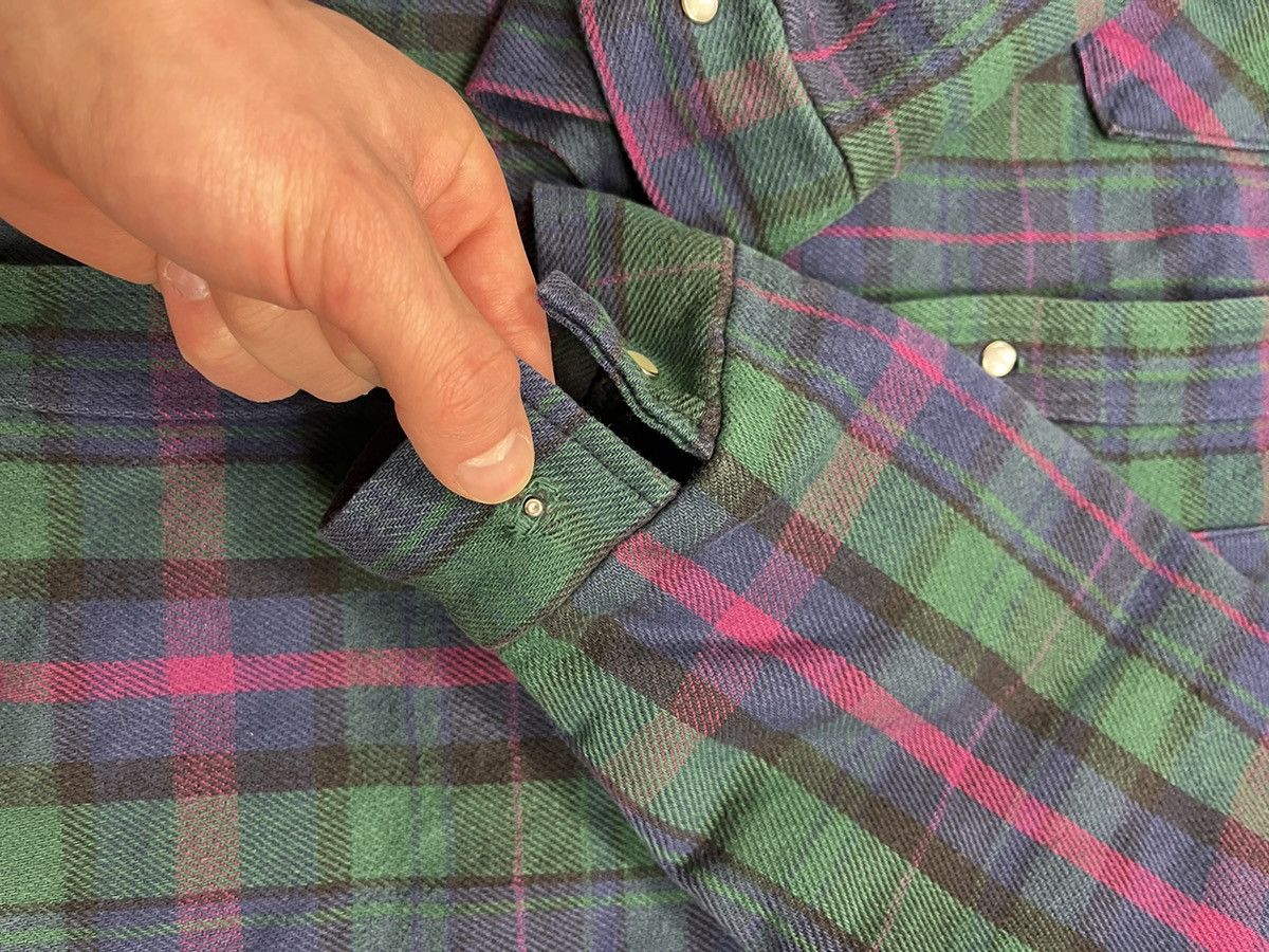 Flannel × Vintage Vintage 90’s Codet Made in USA Flannel Plaid Shirt Jacket Size US L / EU 52-54 / 3 - 14 Thumbnail