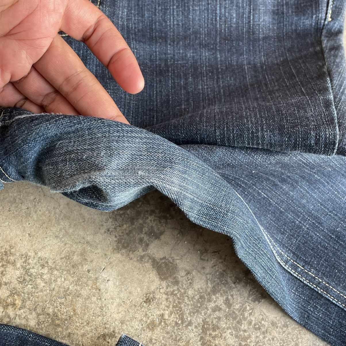 Edwin 🔥Vintage Edwin 404 Japan Made Dark Blue Black Denim Jeans Size US 34 / EU 50 - 10 Thumbnail