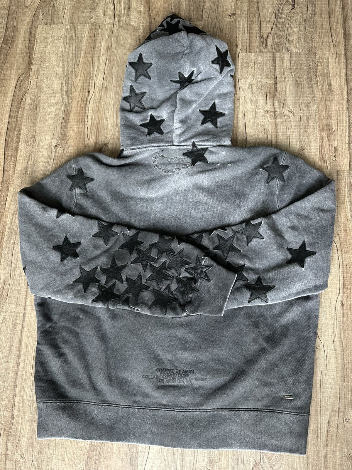Amiri NWT $2500 AMIRI x CHEMIST Star Patch Hoodie Size US M / EU 48-50 / 2 - 2 Thumbnail