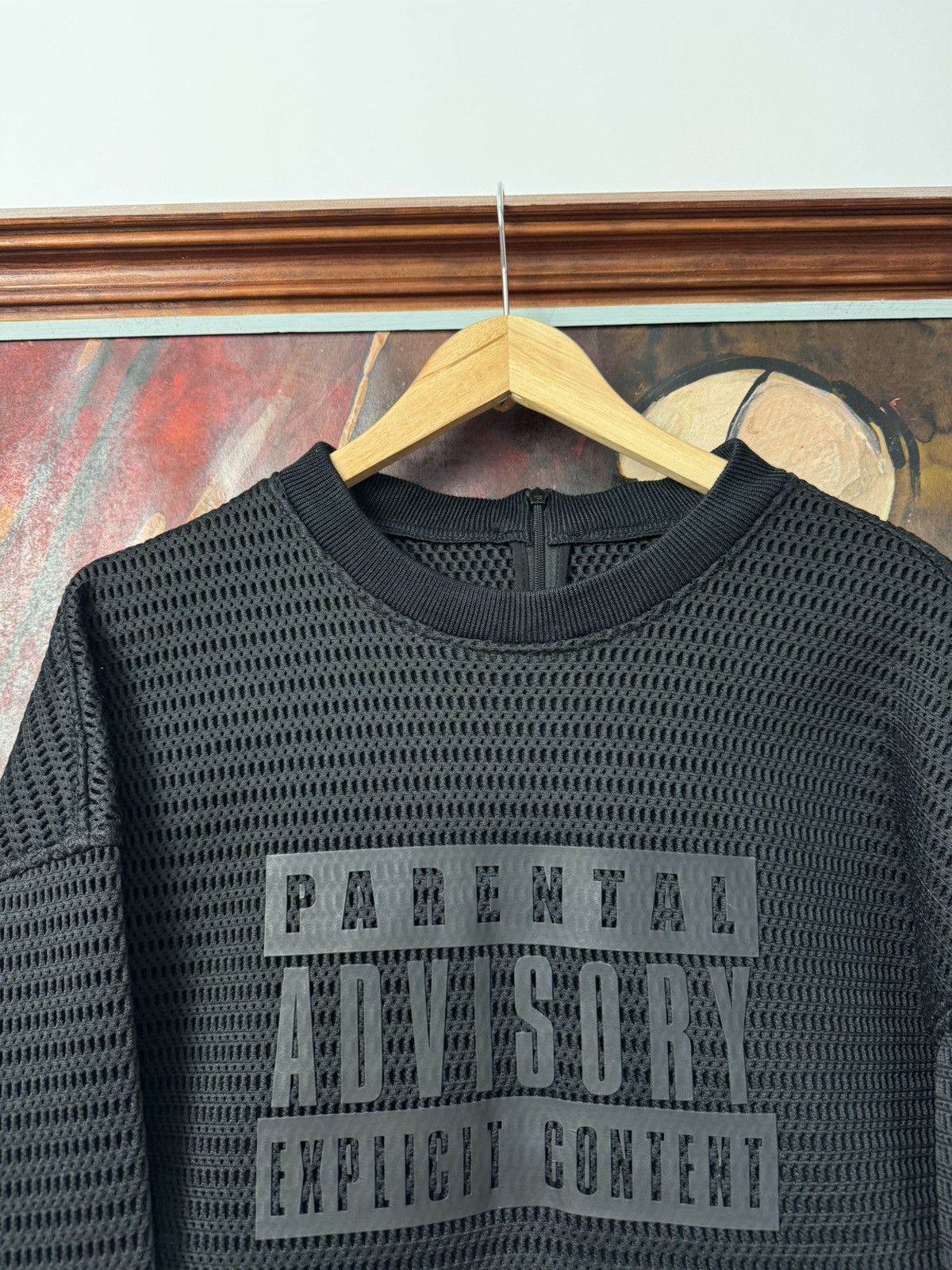 Alexander Wang SS13 Runway Alexander Wang «Parental Advisory» Mesh Top Size M / US 6-8 / IT 42-44 - 2 Thumbnail