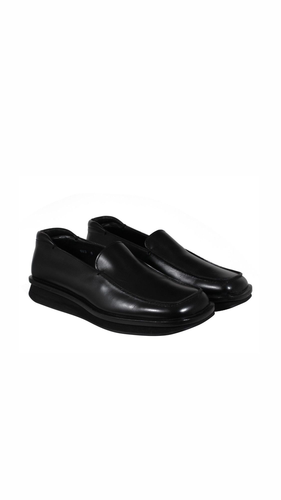 Prada Square Toe Loafers | Grailed