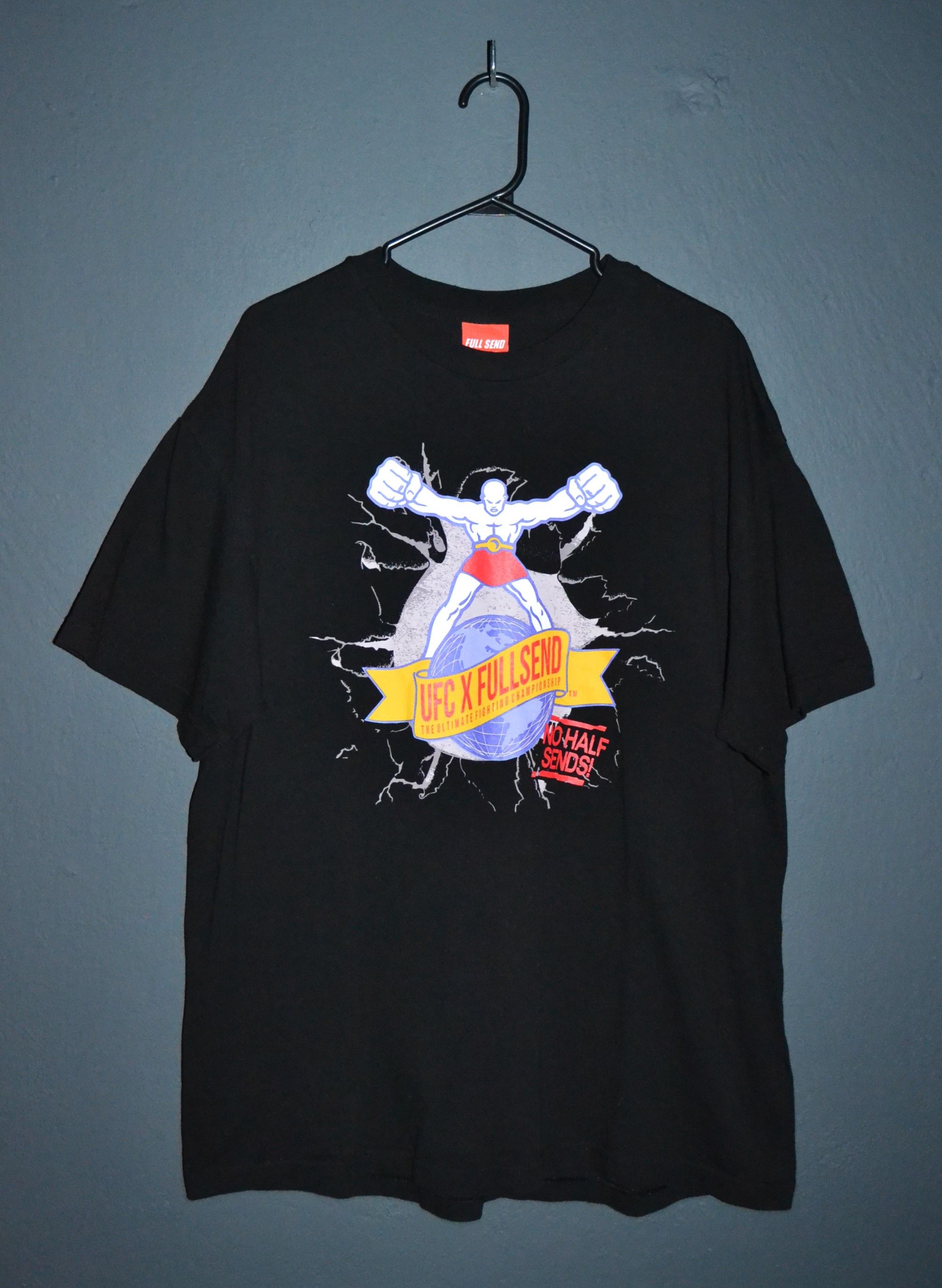 Full Send FULL SEND x UFC Collab Mens T-shirt Black XL Size US XL / EU 56 / 4 - 2 Thumbnail
