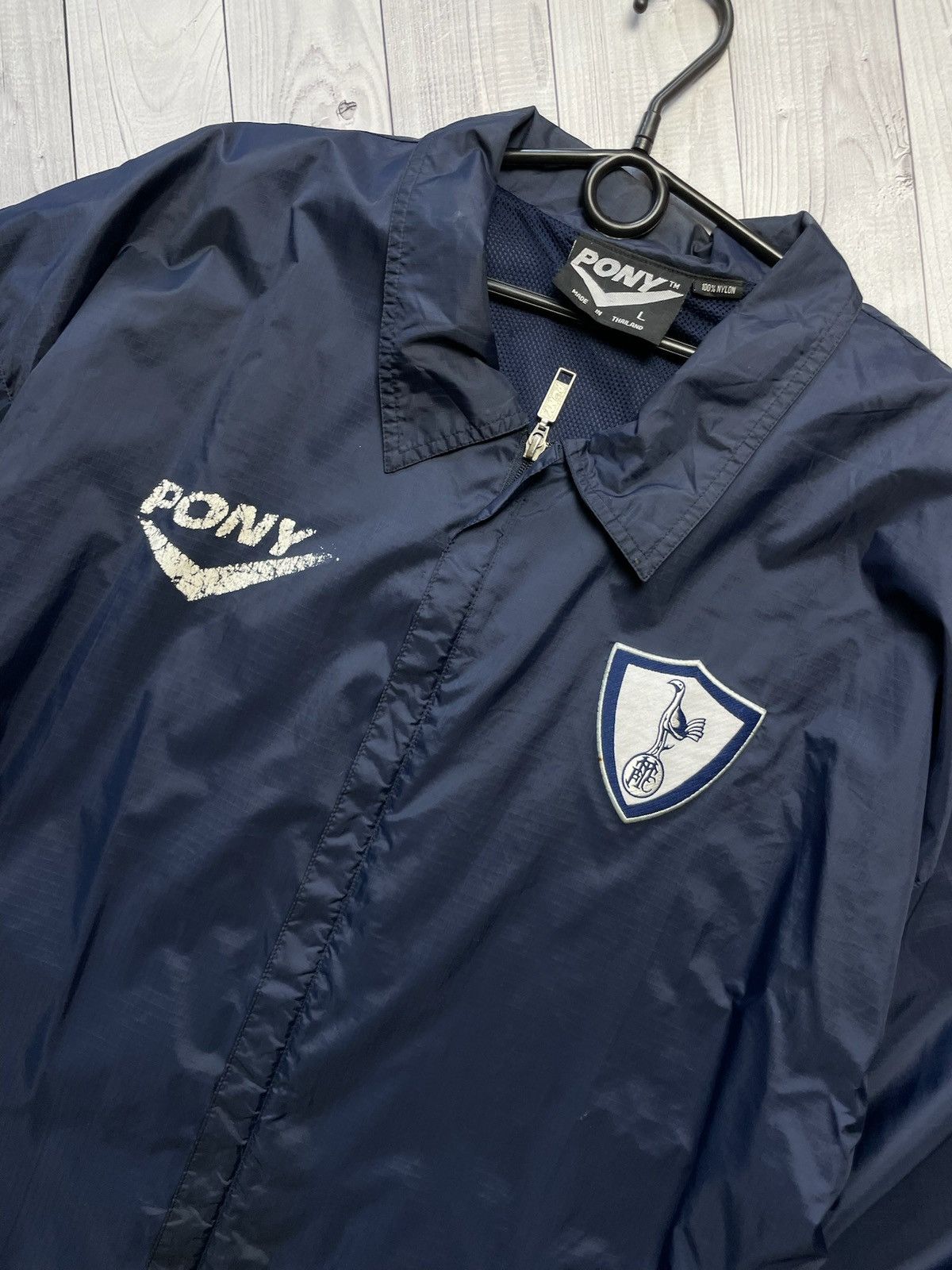 Vintage Vintage pony x Tottenham Spurs soccer jacket coach rare L Size US L / EU 52-54 / 3 - 2 Thumbnail