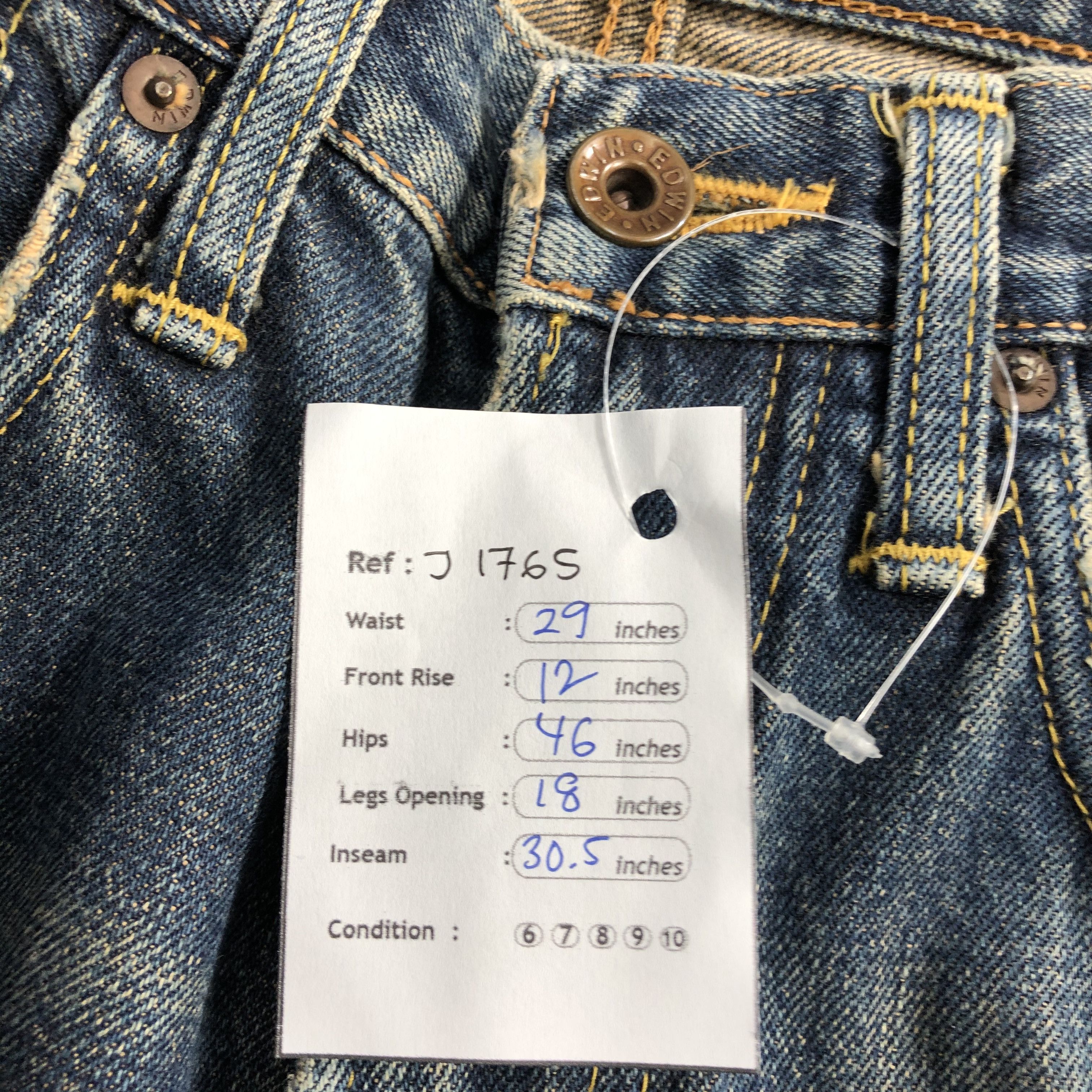 Edwin Vintage Edwin 505 Earth Tone Jeans-J1765 Size US 29 - 13 Thumbnail
